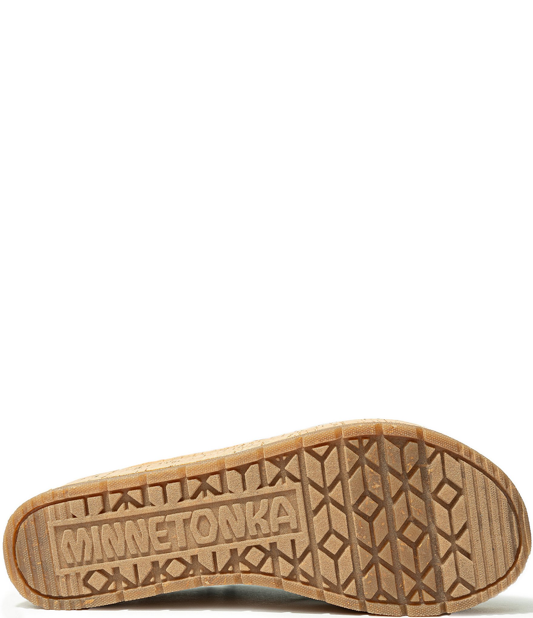 Minnetonka Posey Multi Striped Platform Slides