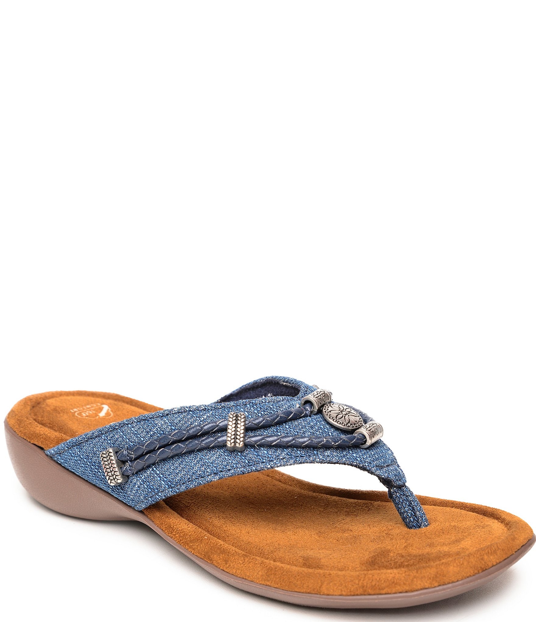 Minnetonka best sale denim sandals