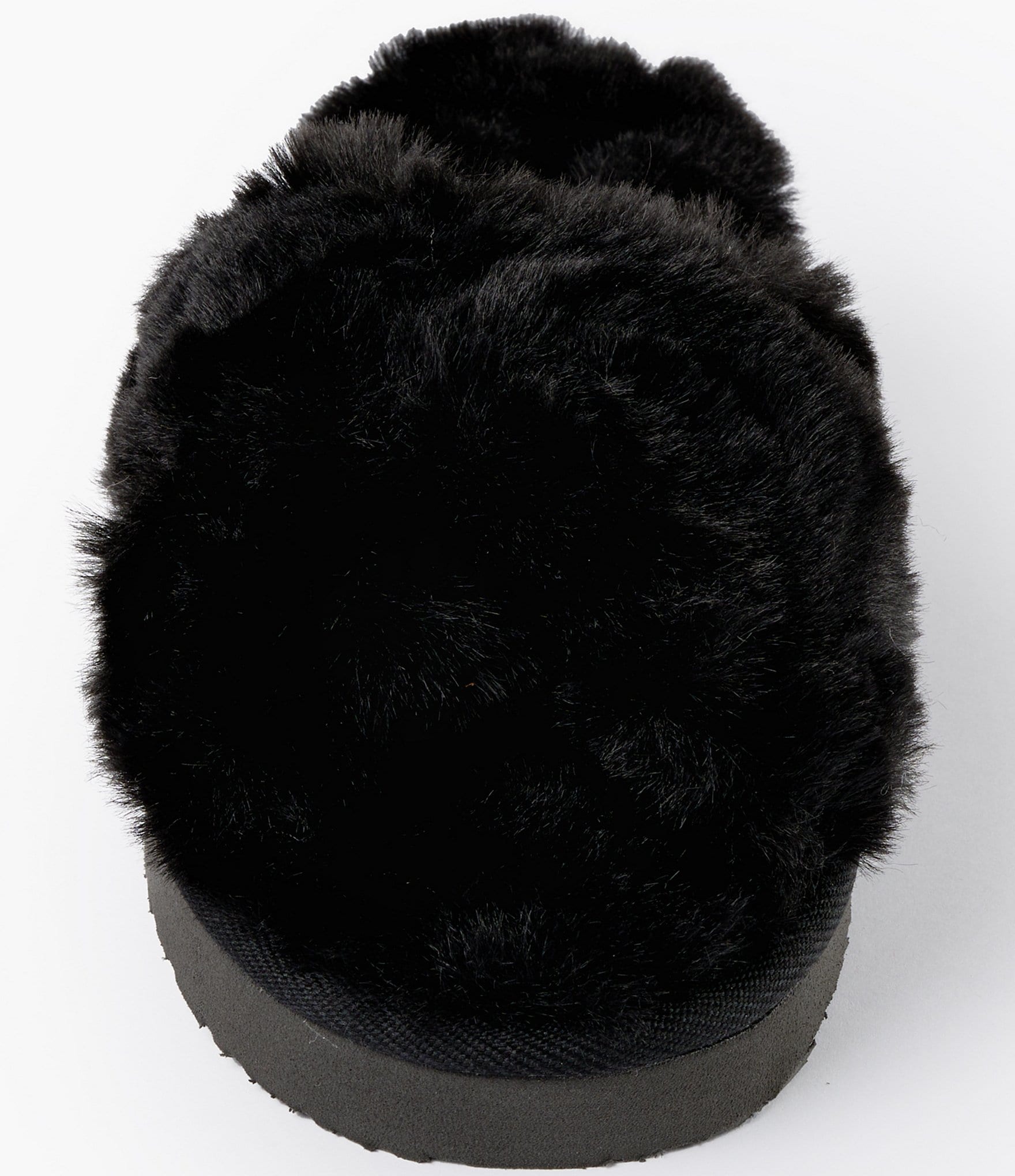 Minnetonka Teddy Crossband Faux Fur Slippers