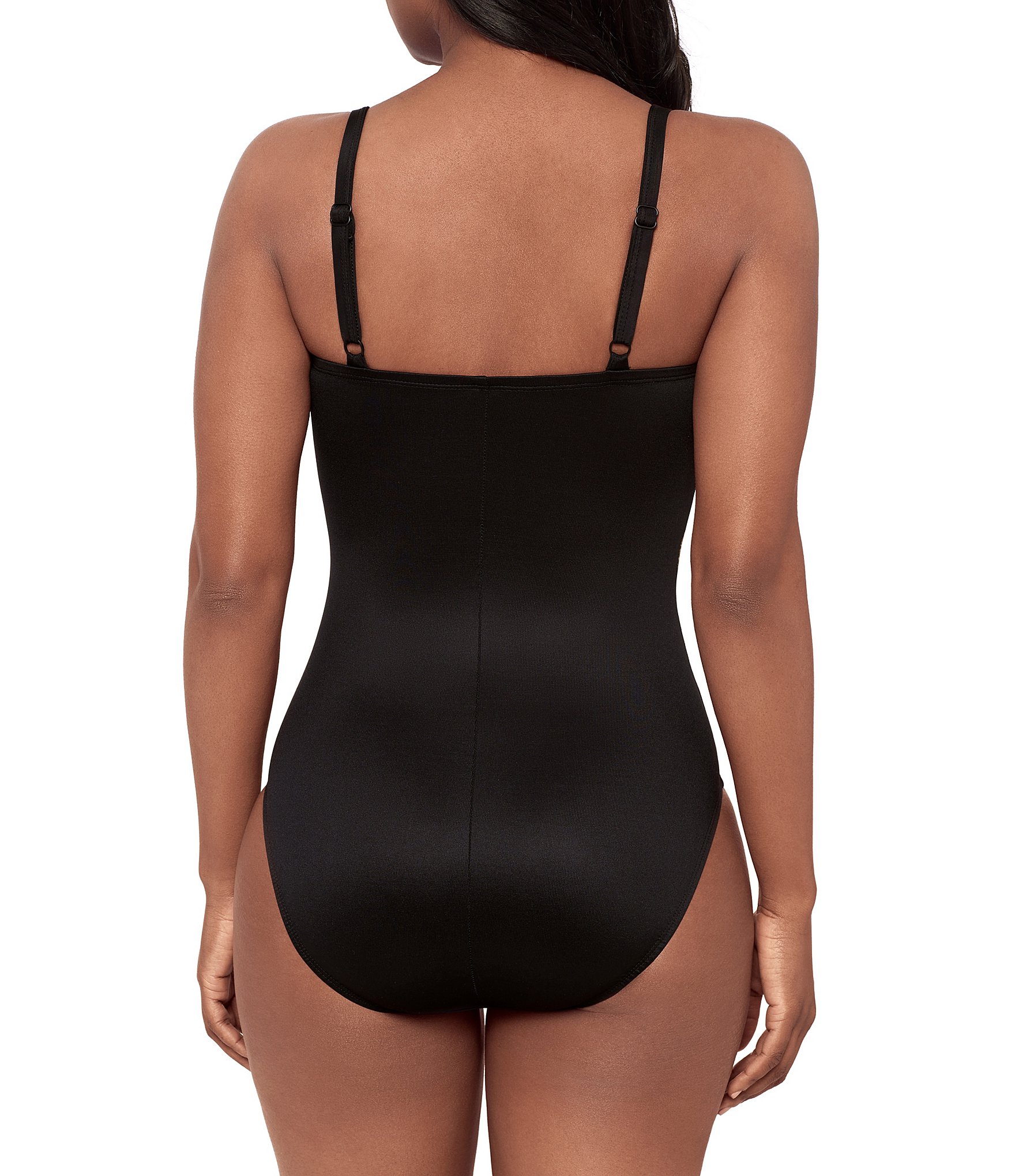 Miraclesuit Boca Grande Starr Scoop Neck Underwire Tank One Piece Swimsuit