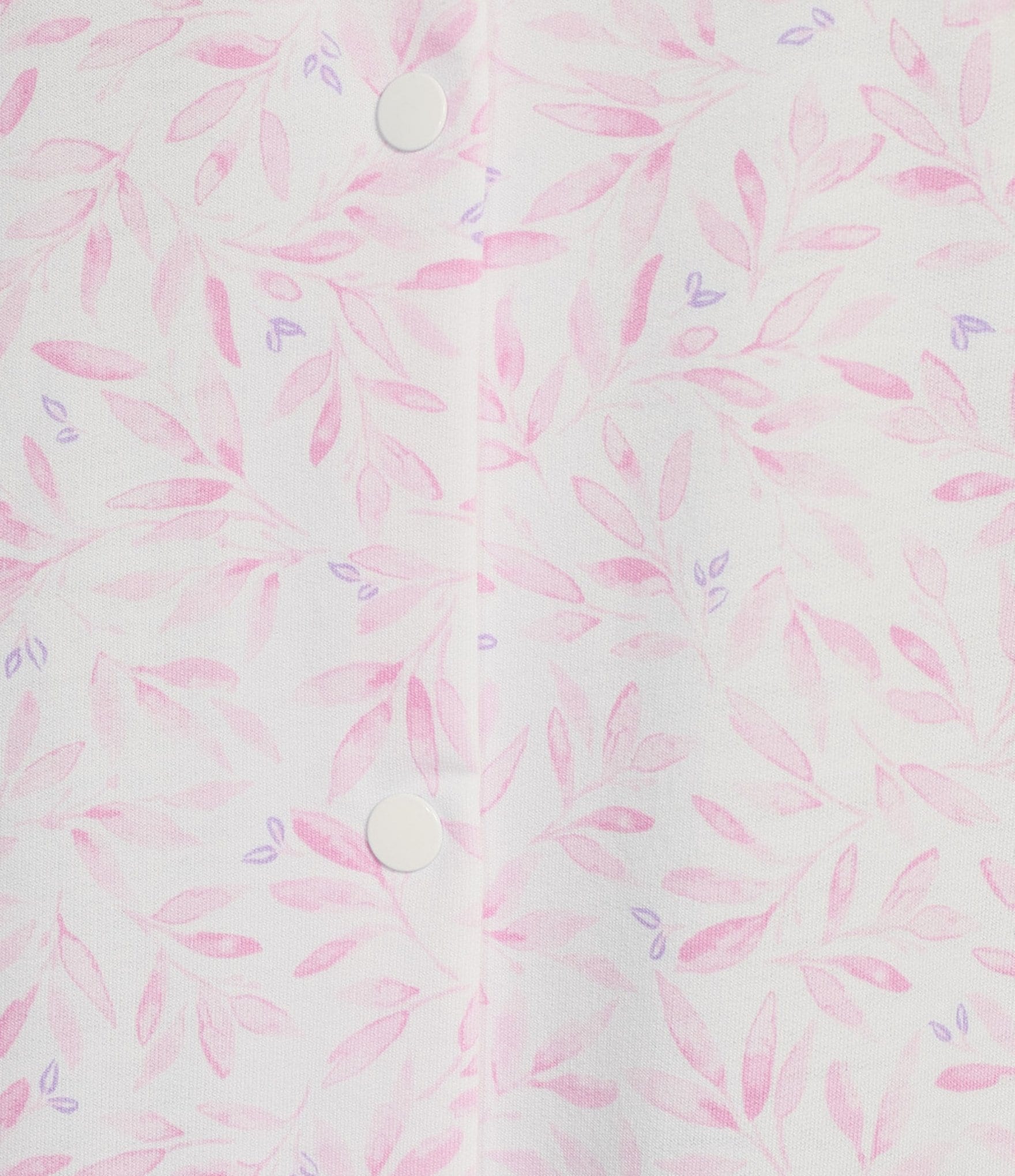 Miss Elaine Printed French Terry Short Snap Robe