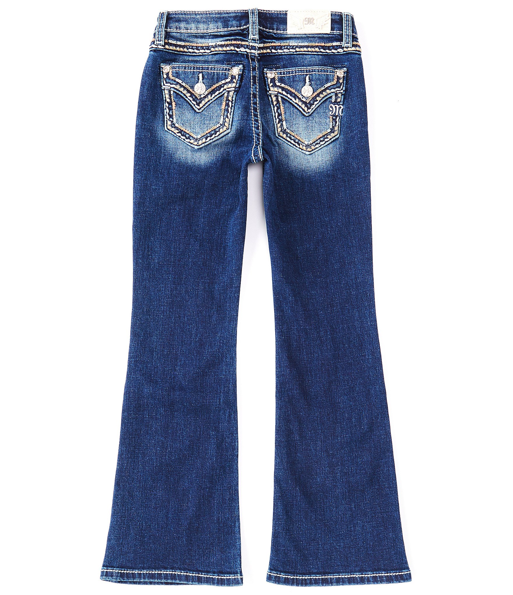 Miss Me Big Girls 7-16 Mid Rise Bootcut Denim Jean