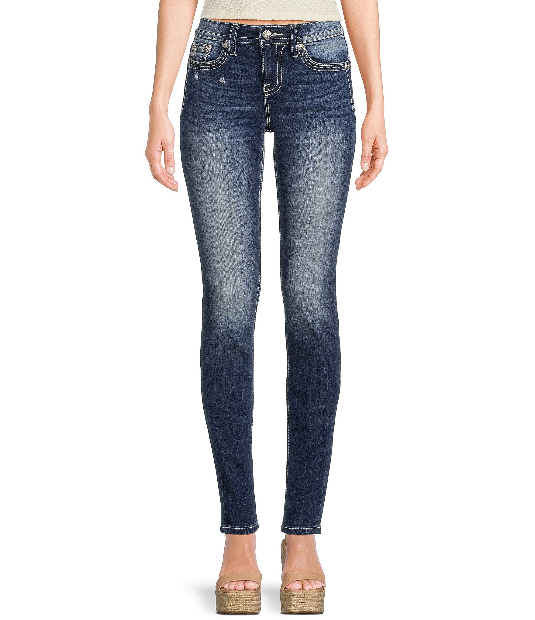 Miss selling Me Jeans 25 Mid Rise Ankle Skinny NWT!