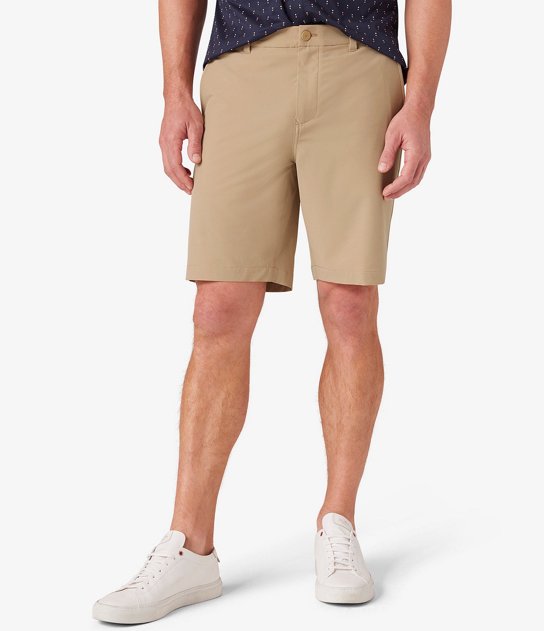 Mizzen+Main Classic Fit Helmsman Performance Stretch 8#double; Inseam Shorts