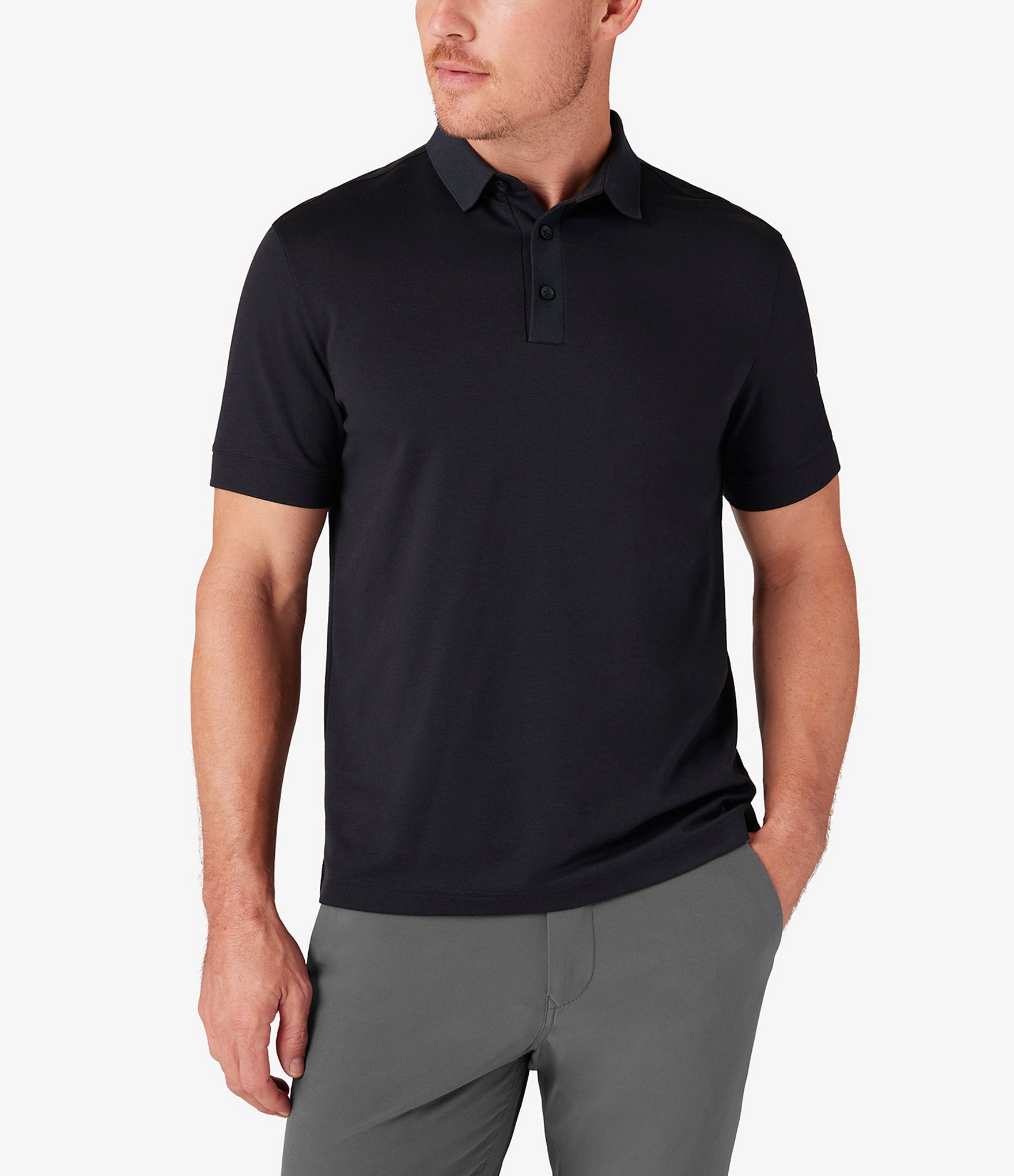 Mizzen+Main Kent Performance Stretch Short Sleeve Polo Shirt