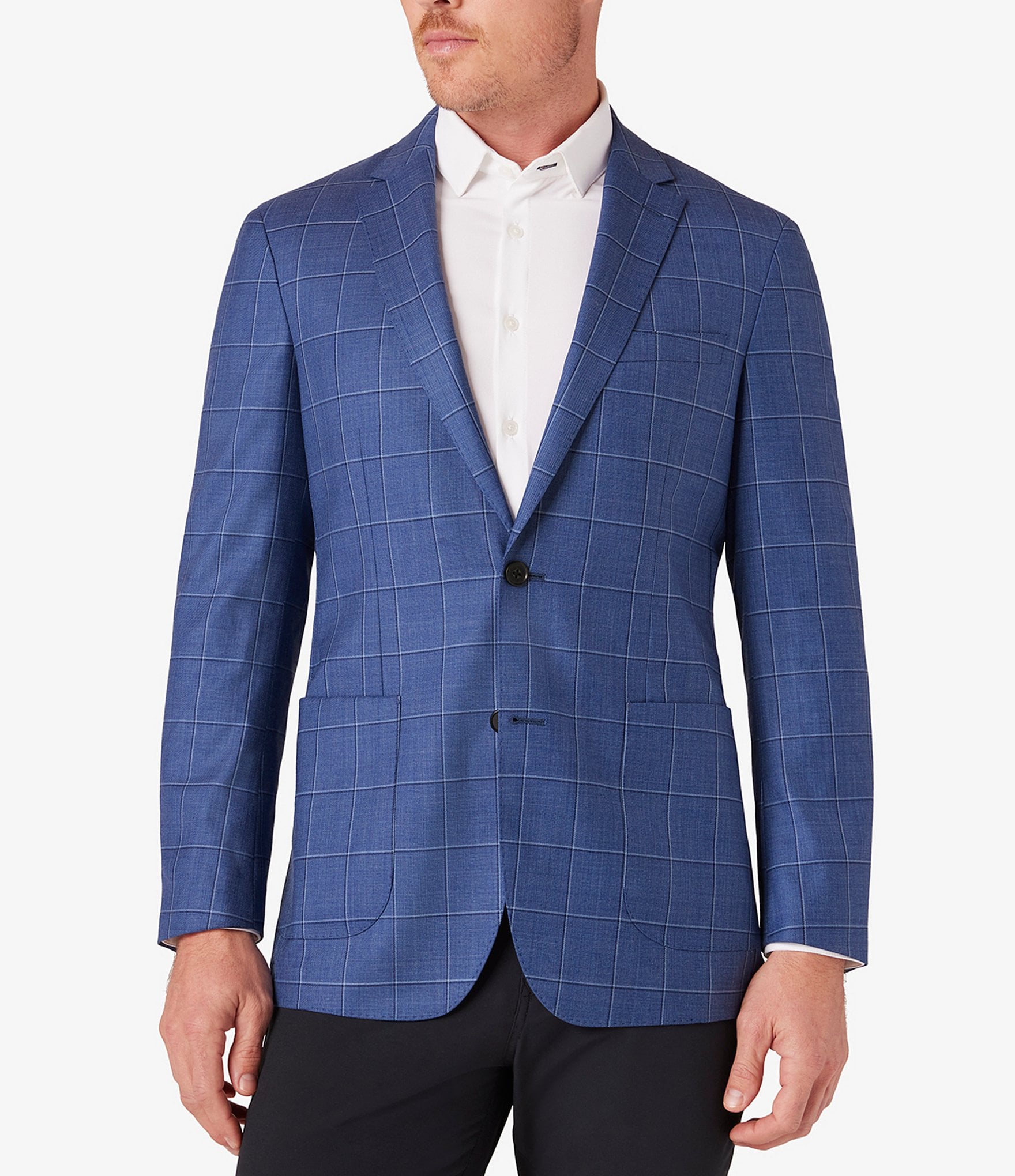 Mizzen+Main Lavelle Windowpane Performance Stretch Blazer