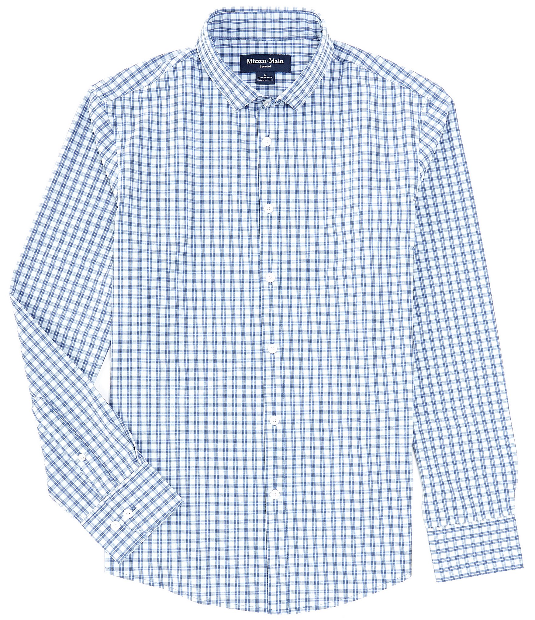 Mizzen+Main Leeward No-Tuck Performance Stretch Belmont Plaid Long ...