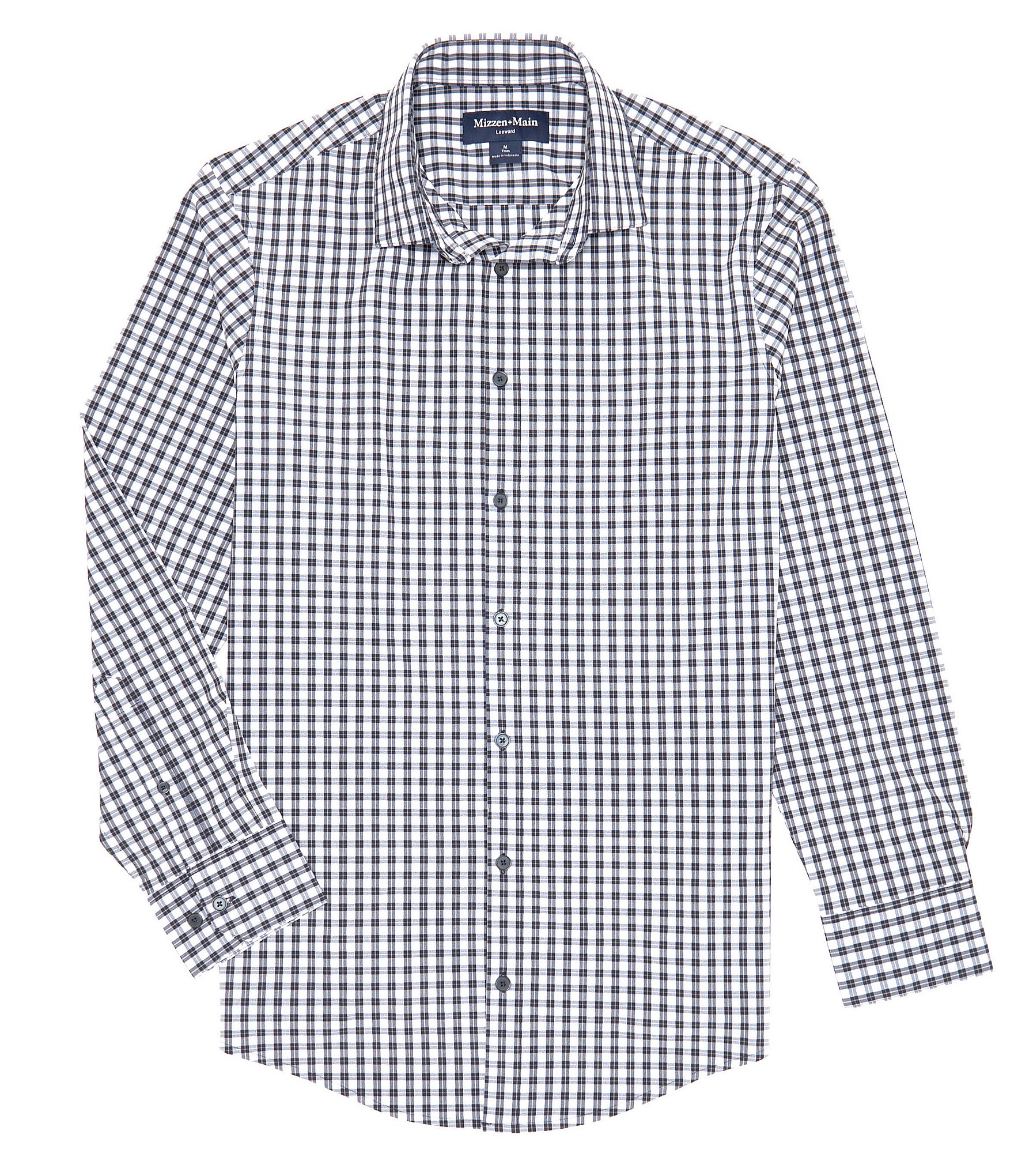 Mizzen+Main Leeward Performance Stretch Ombre Belmont Plaid Long Sleeve ...