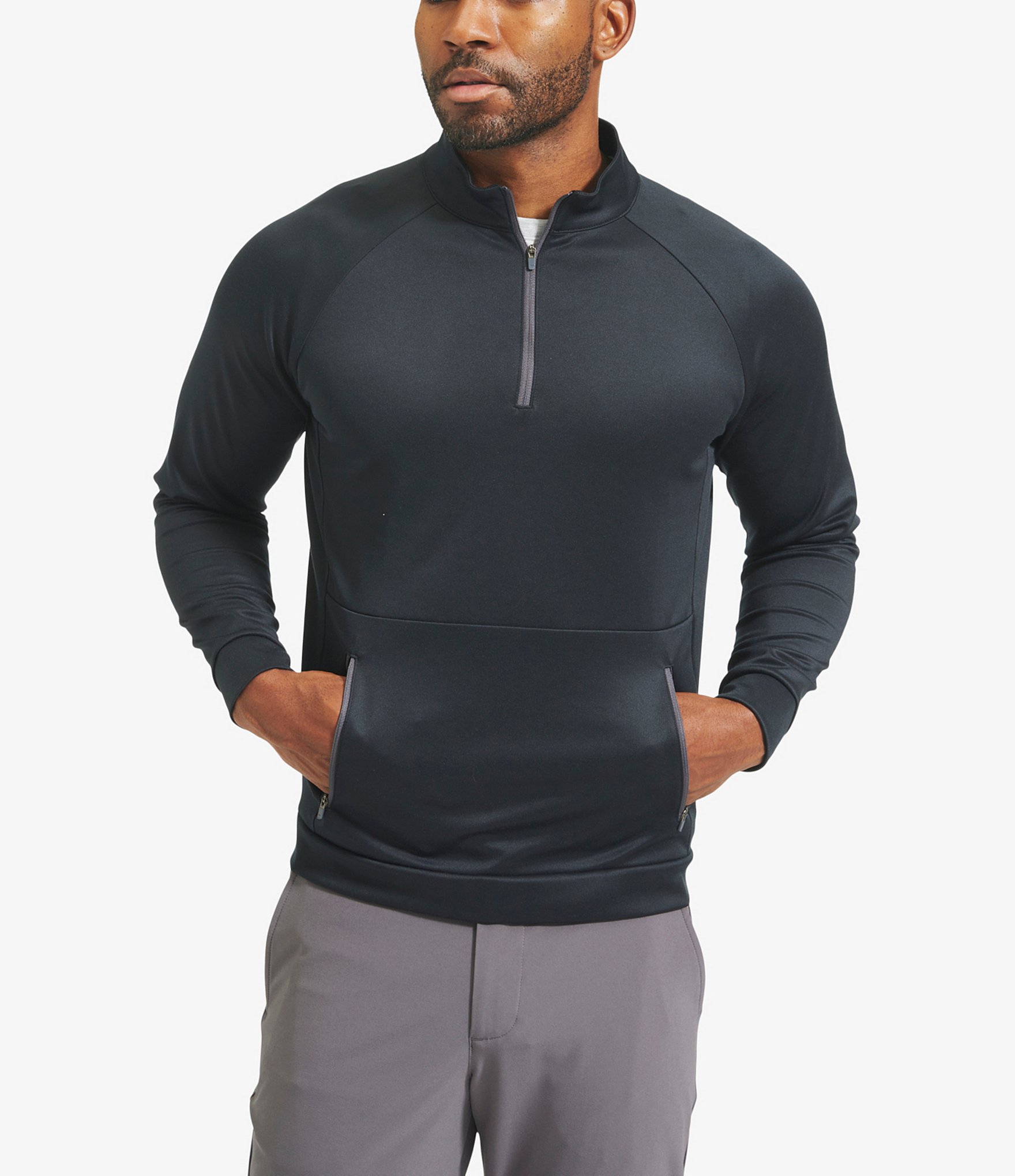 Mizzen+Main Solid Versa Performance Stretch Quarter-Zip Pullover ...