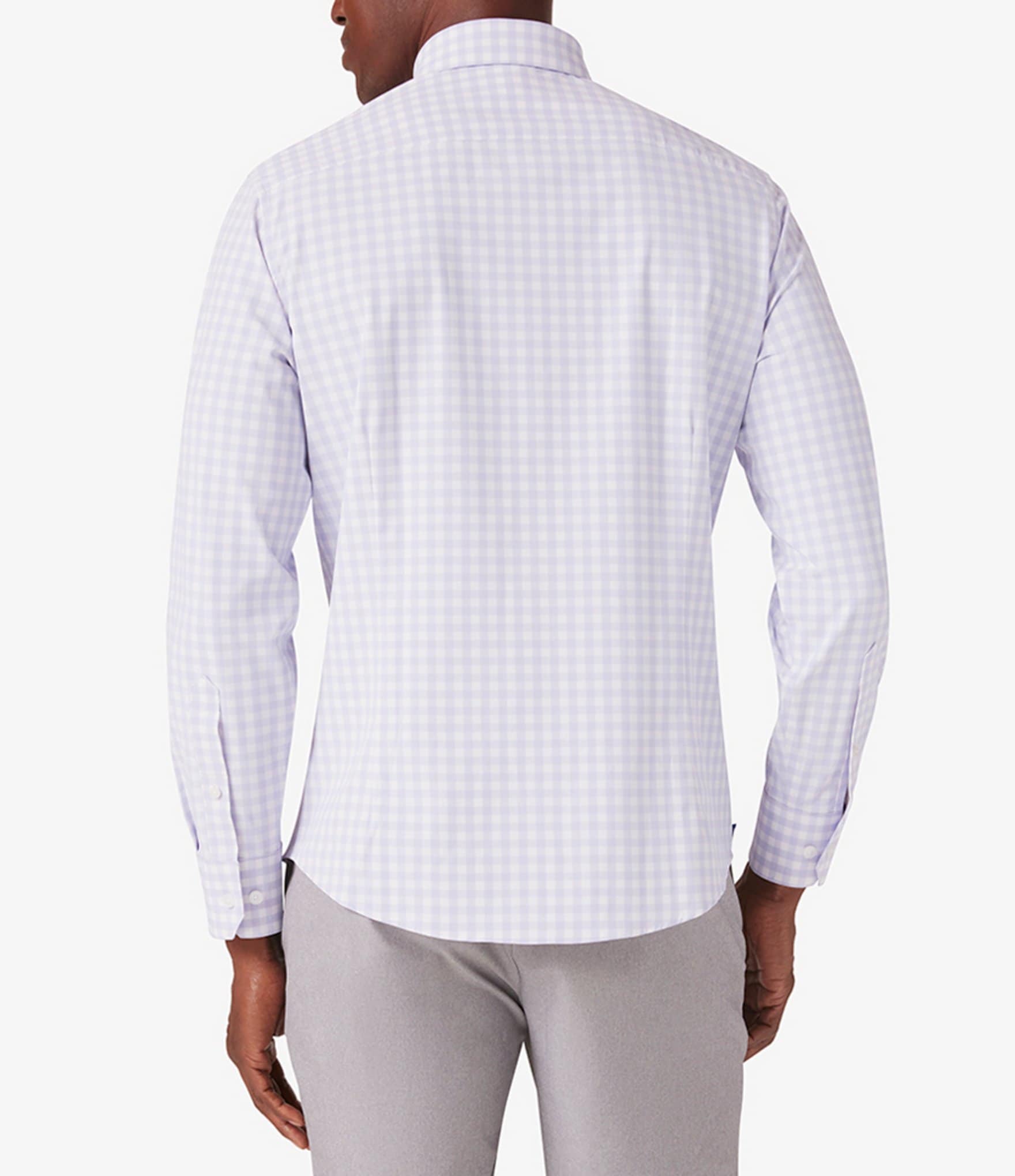 Mizzen+Main Trim Fit Performance Stretch Madison Check Long Sleeve Woven Shirt