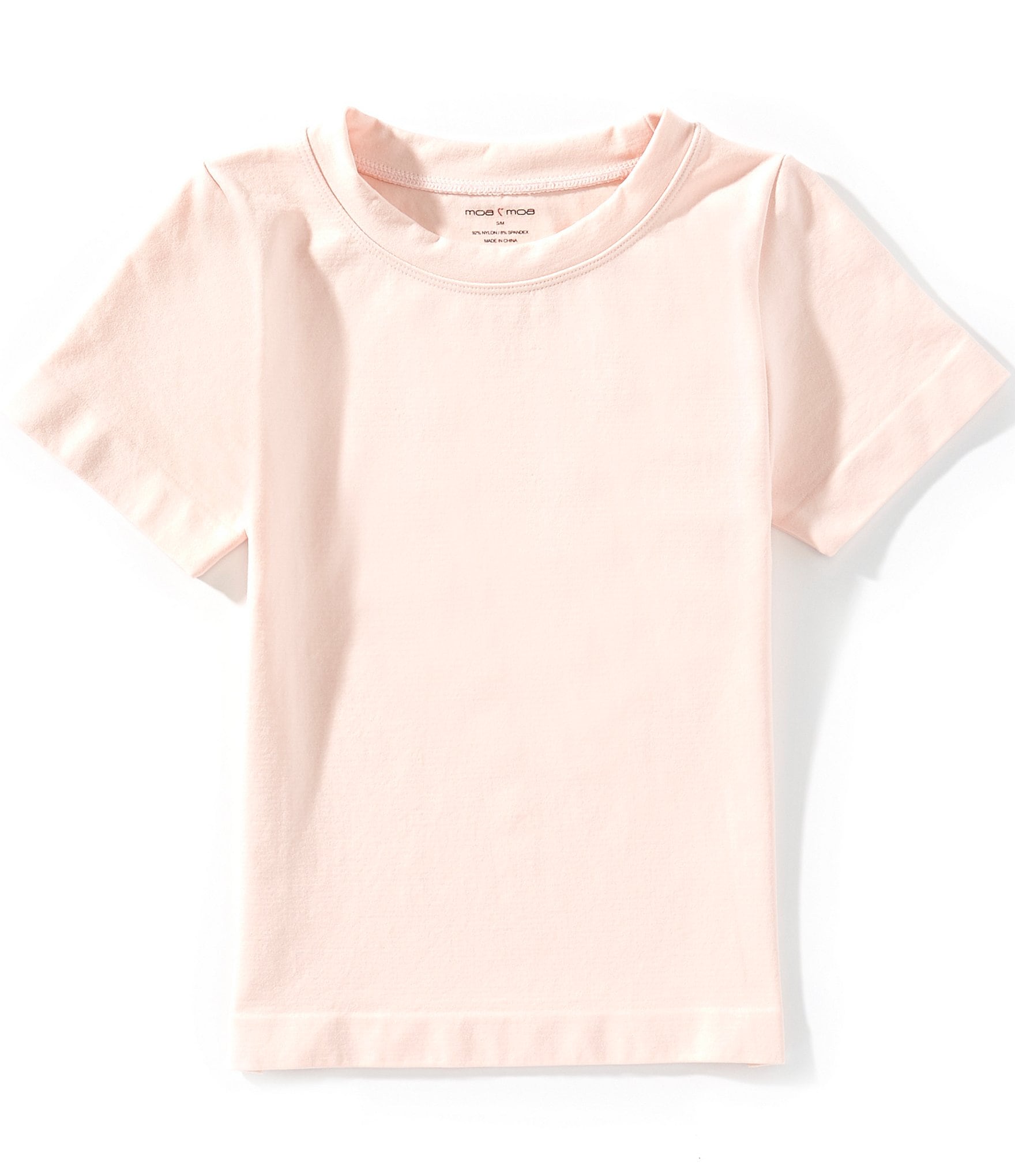Moa Moa Big Girls Short Sleeve Seamless T-Shirt