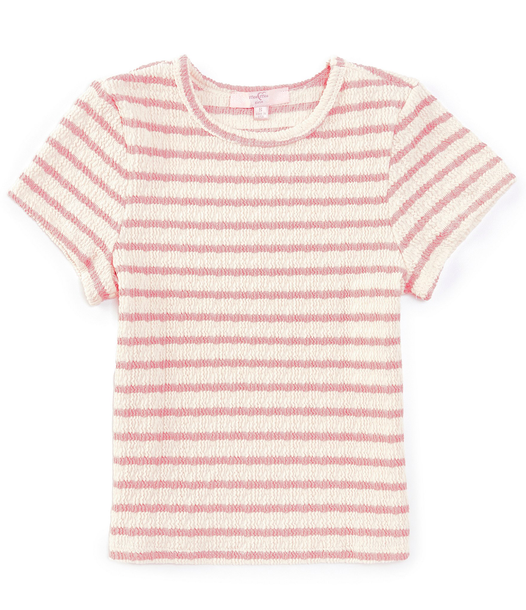 Moa Moa Big Girls 7-16 Short Sleeve Striped T-Shirt | Dillard's