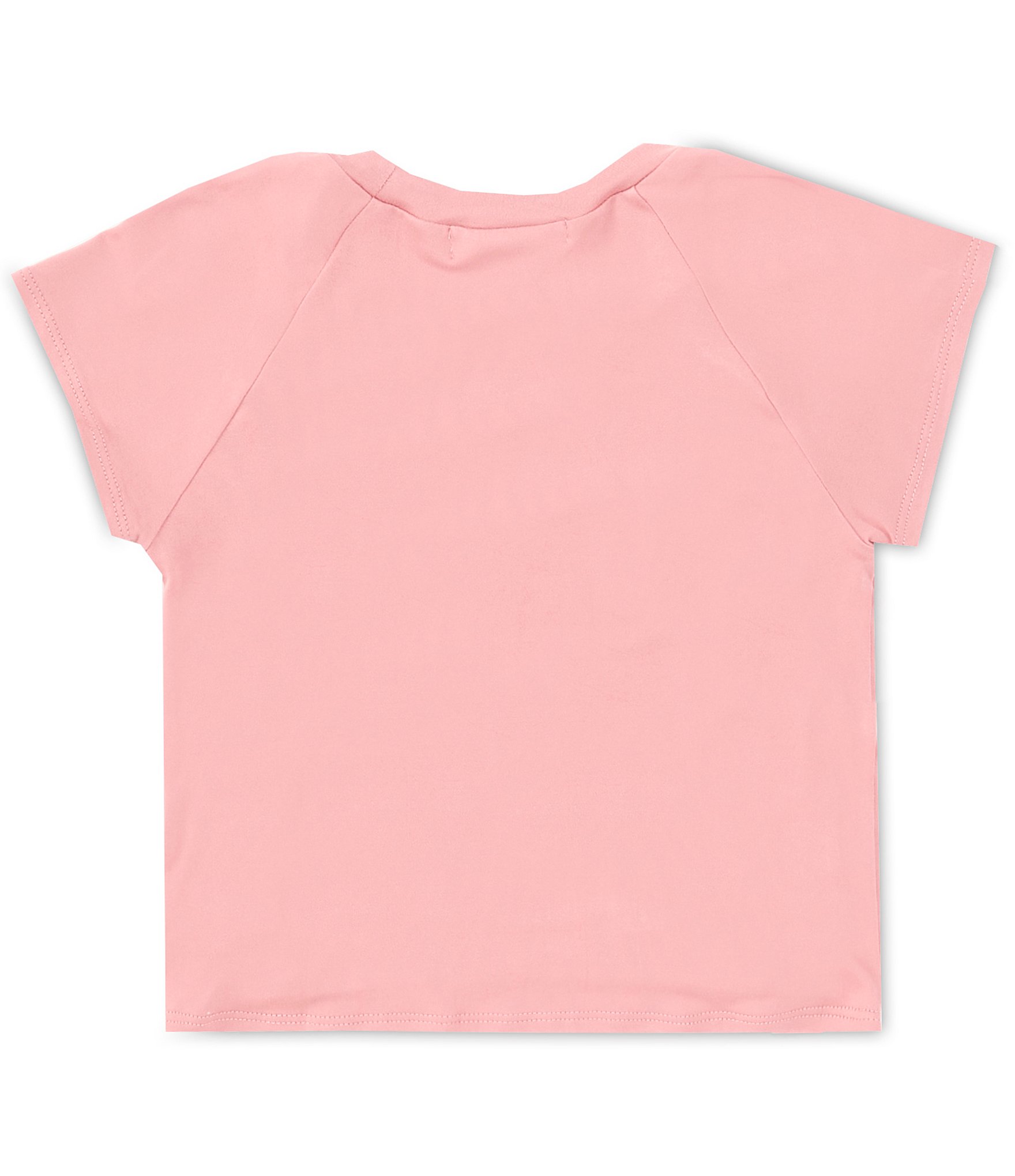 Moa Moa Big Girls 7-16 Short Sleeve Tie-Front T-Shirt