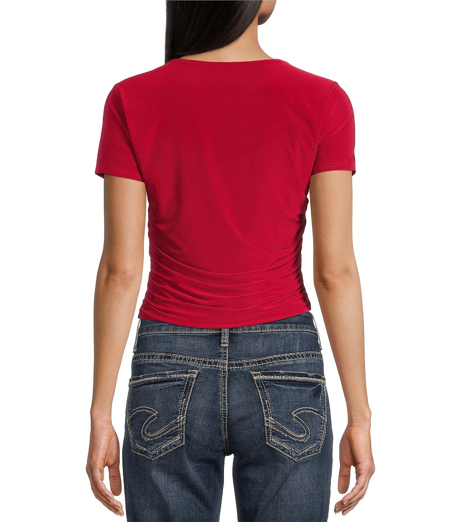 Moa Moa Crew Neck Short Sleeve Top