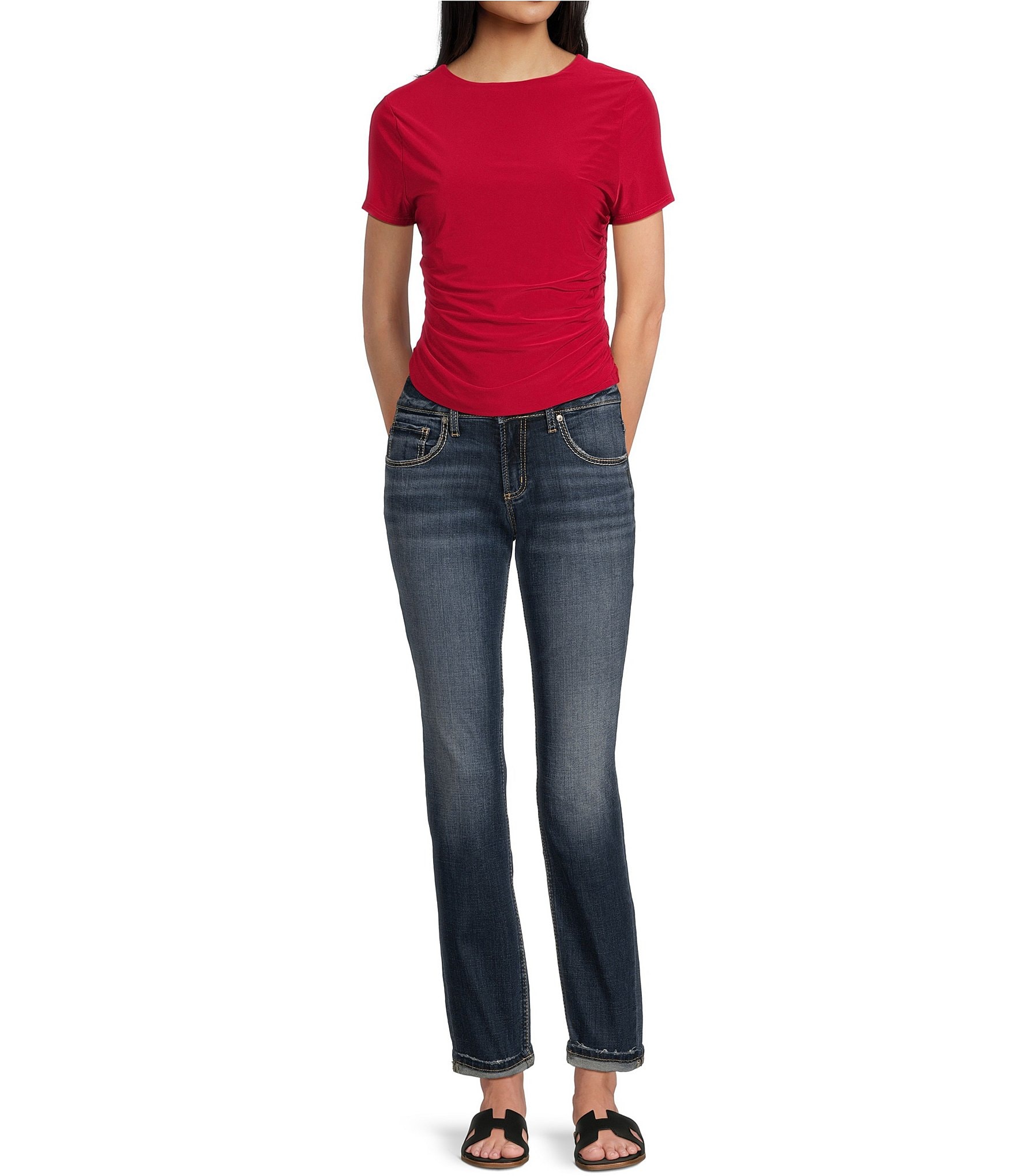 Moa Moa Crew Neck Short Sleeve Top