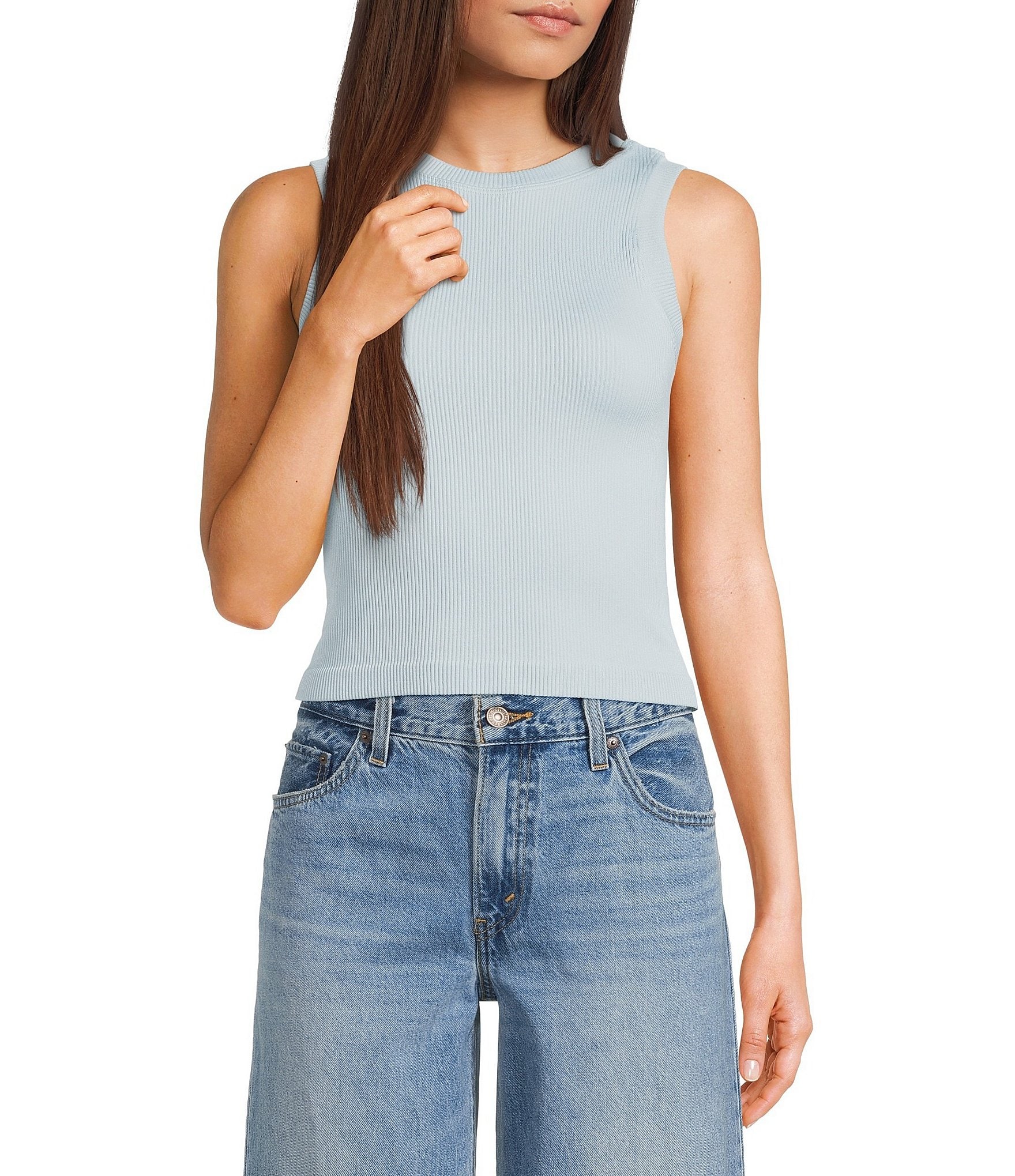 Moa Moa Seamless Rib Tank Top