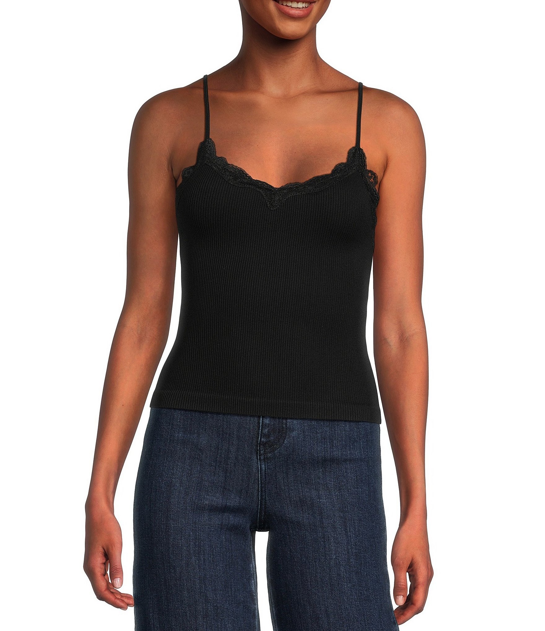 Moa Moa Sleeveless V-Neck Basic Tank Top
