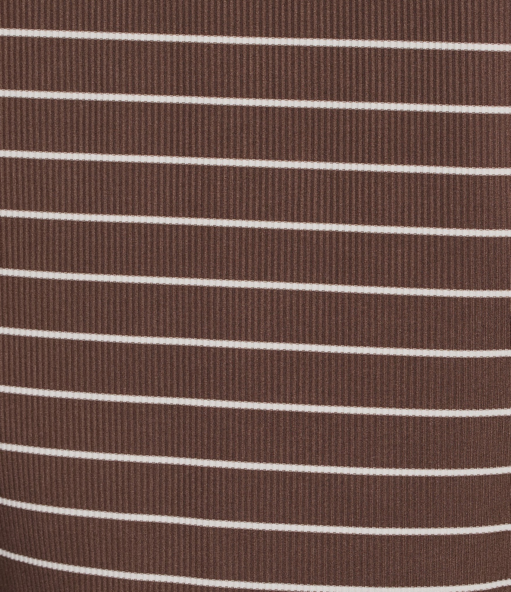 Moa Moa Striped Henley Scoop Neck Long Sleeve Knit Top
