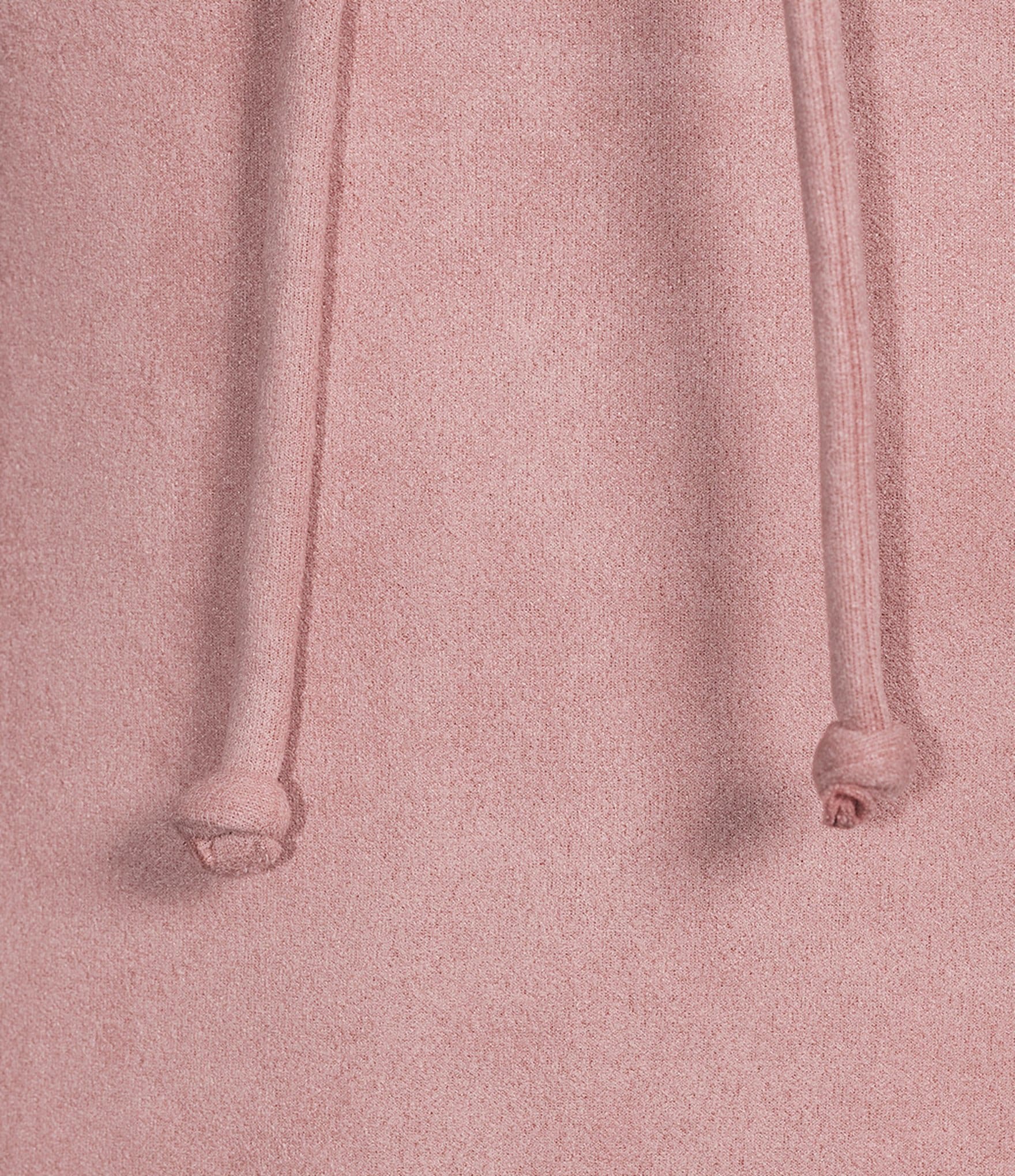 Moa Moa Suede V-Neck Bow Front A-Line Dress