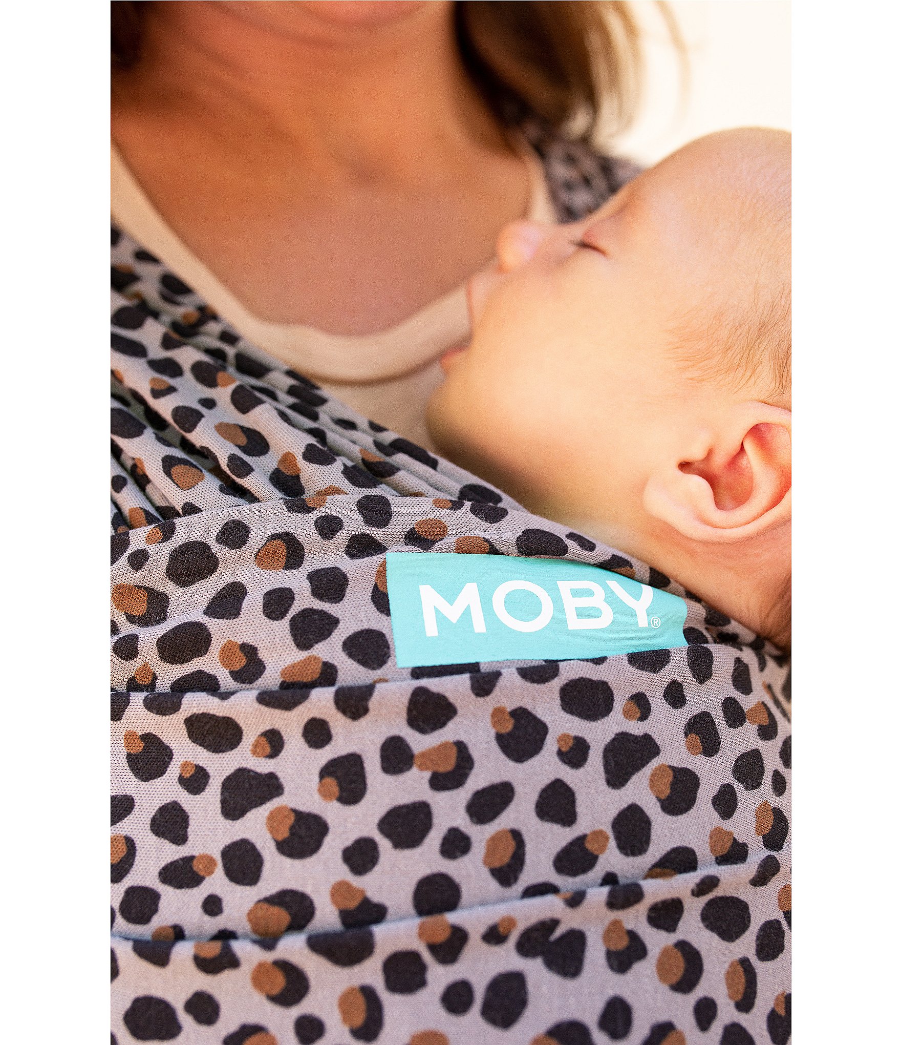 MOBY Leopard Print Classic Baby Wrap Carrier