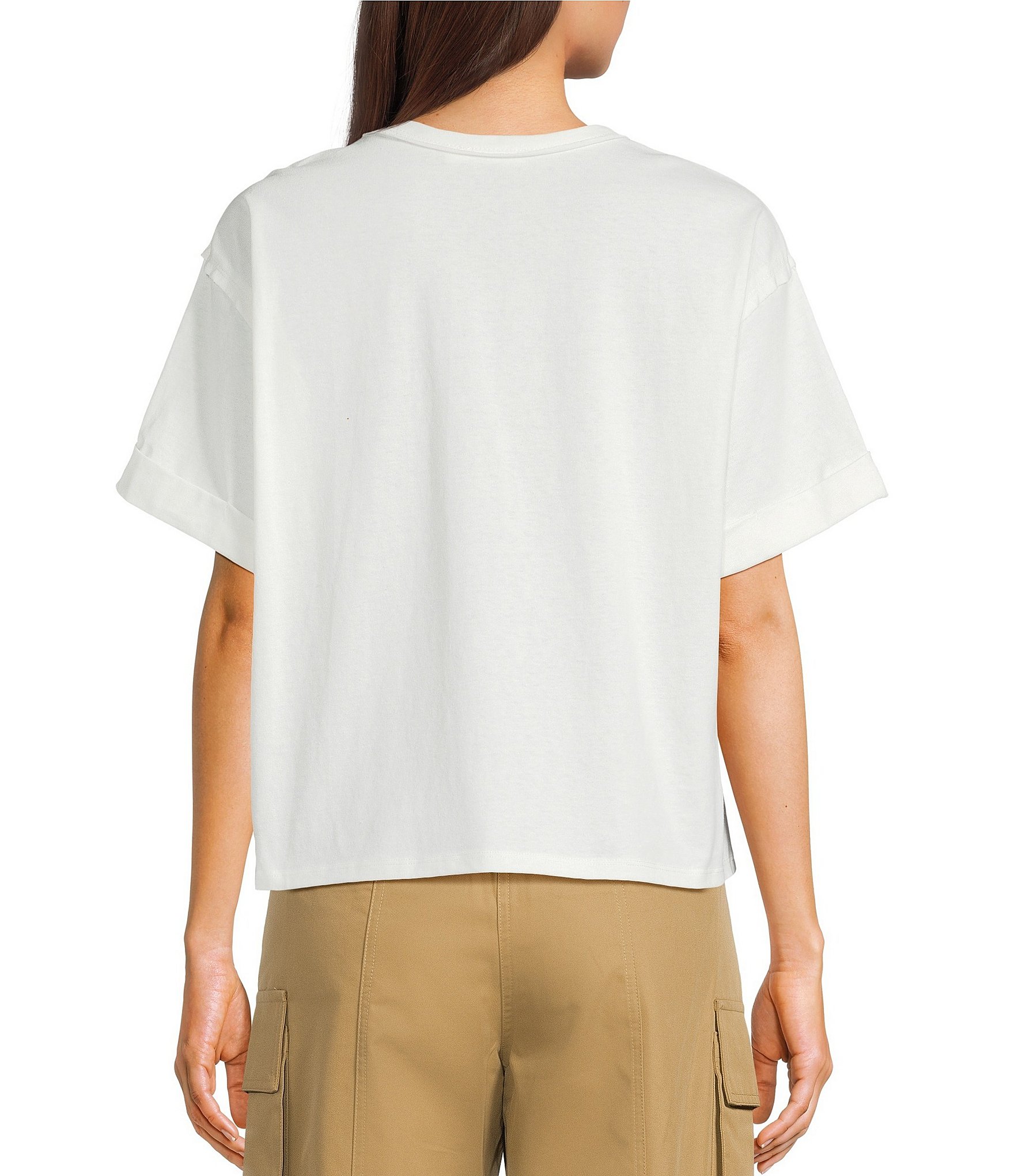 Mod Ref Knit Basic Crew T-Shirt
