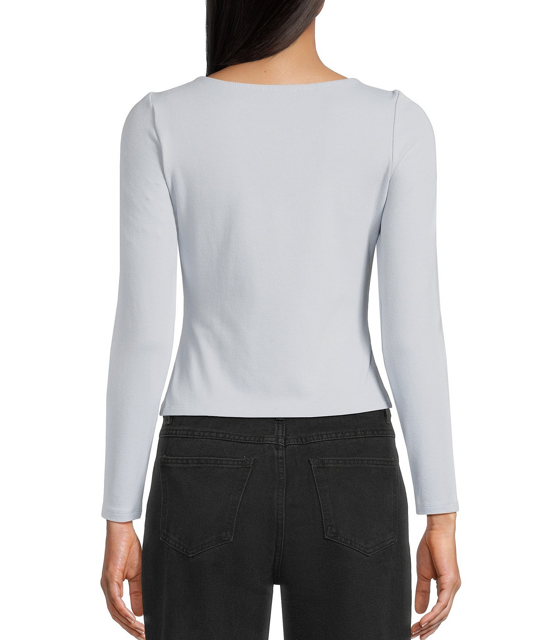 Mod Ref Knit Basic Scoop Neck Top