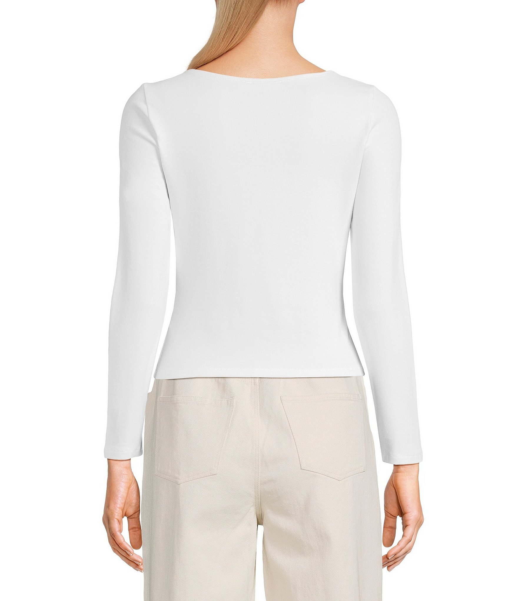 Mod Ref Knit Basic Scoop Neck Top