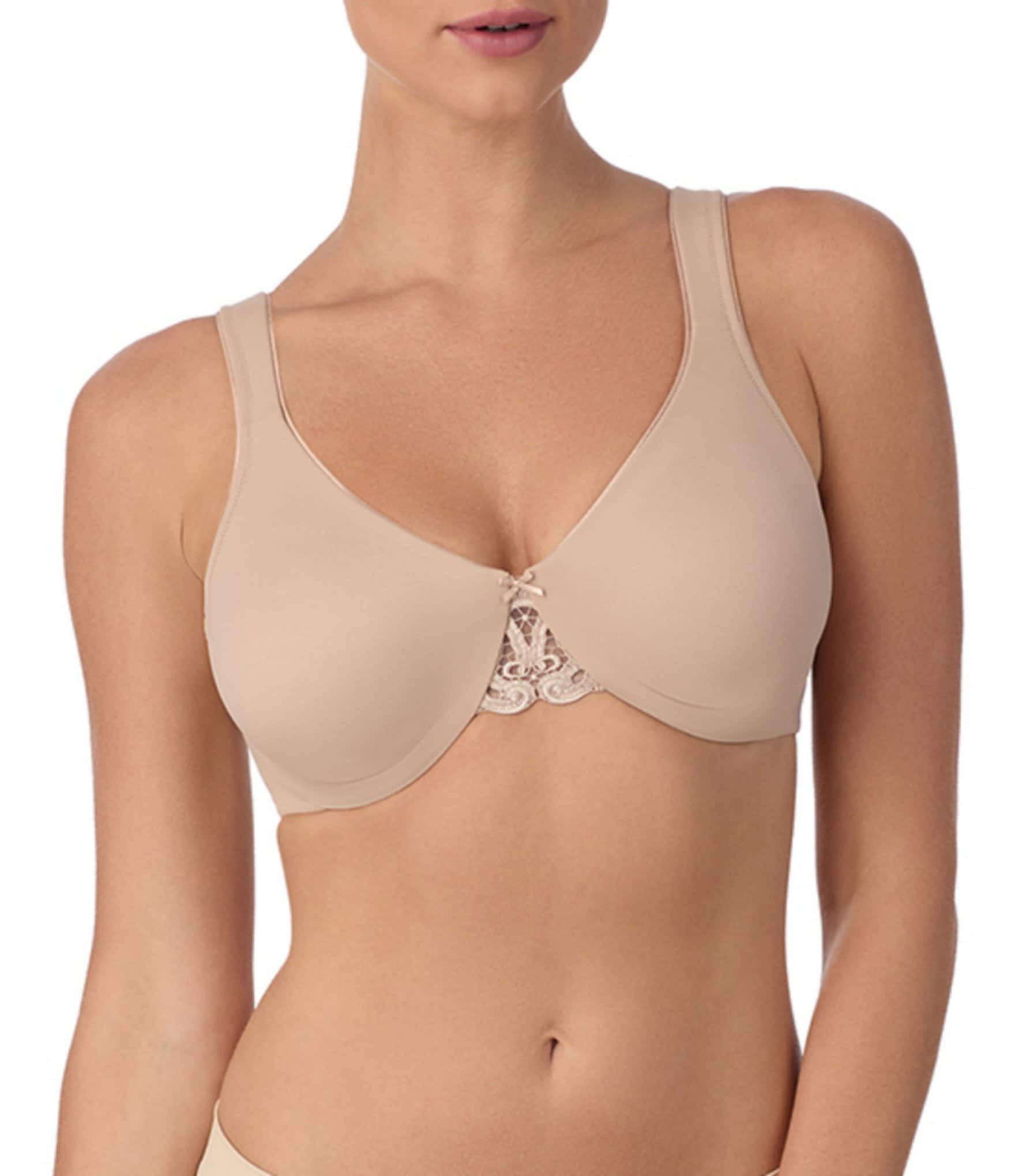 Modern Movement Hidden Comfort Lace Center Minimizer Bra