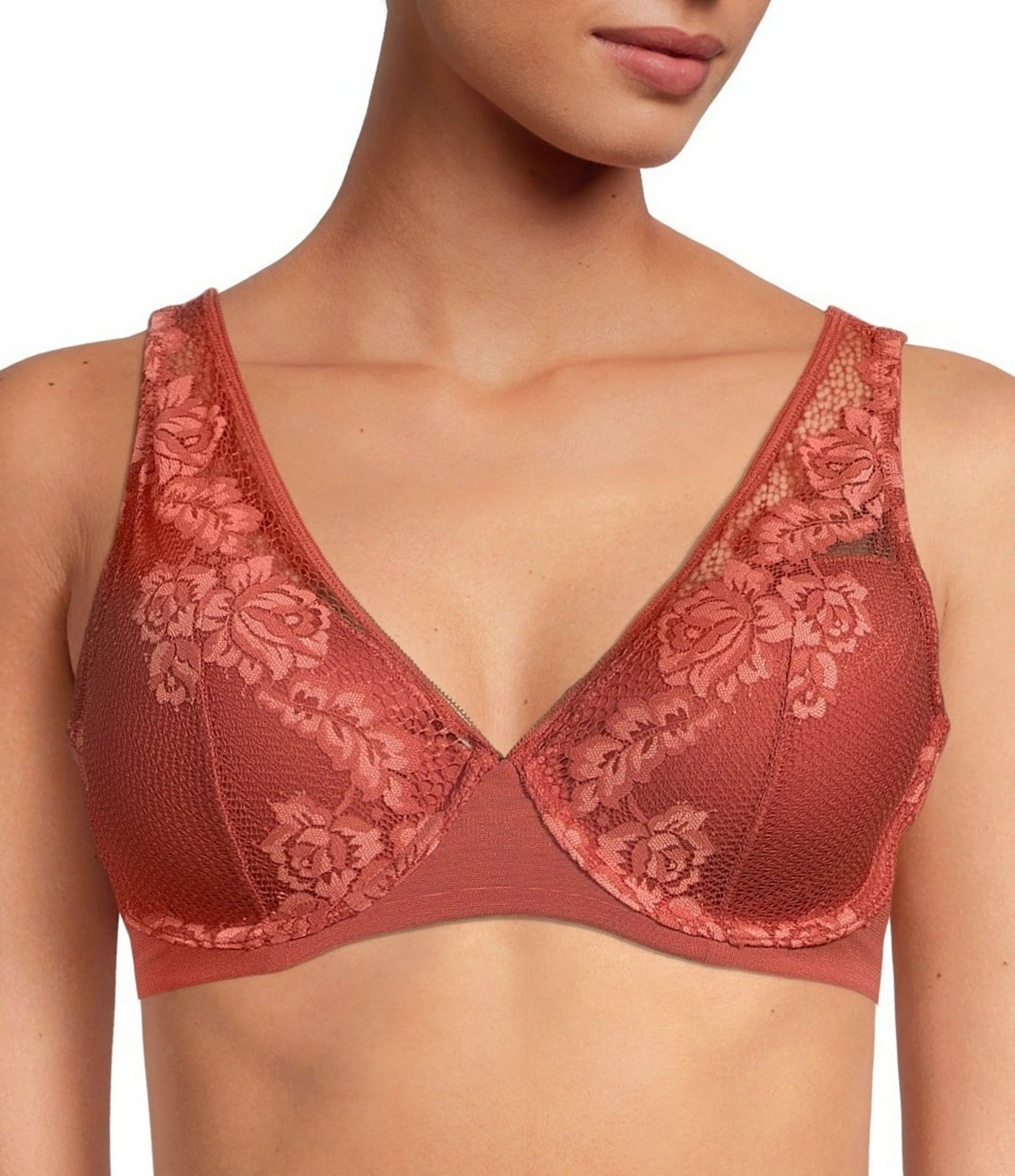 Comfort lace solidarity bra - Woman