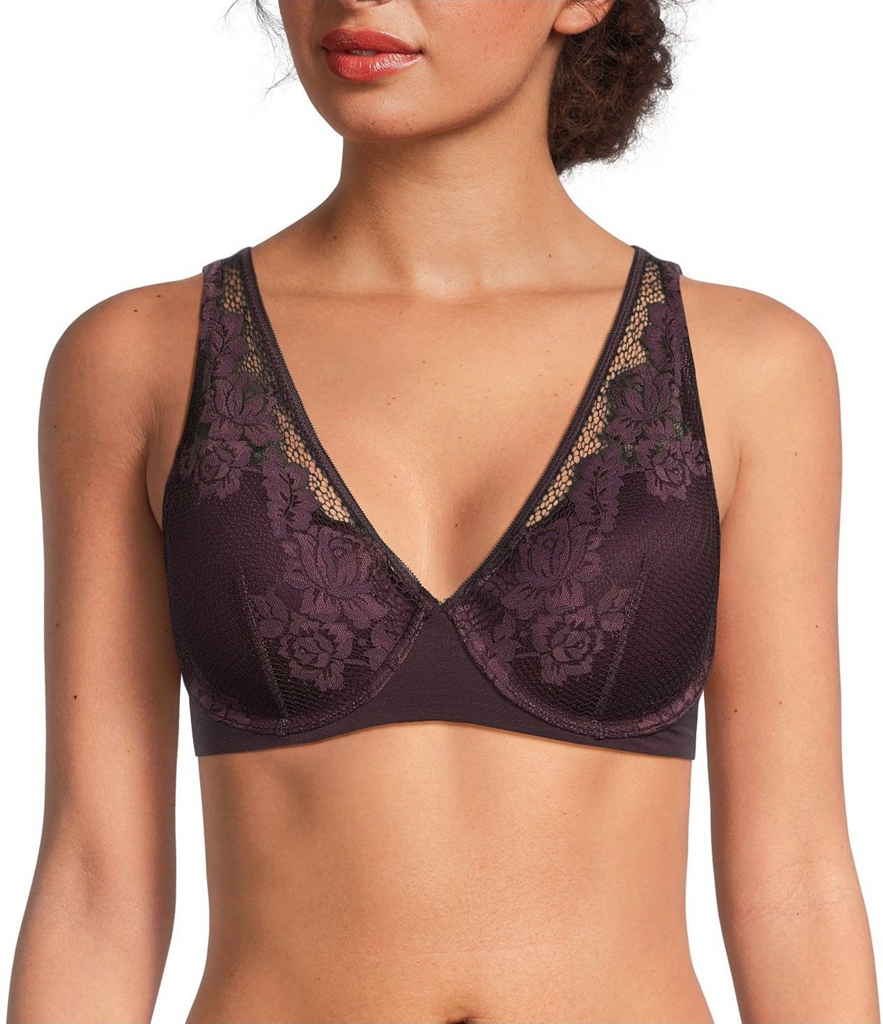 Modern Movement Hidden Comfort Underwire Lace Unlined Bra