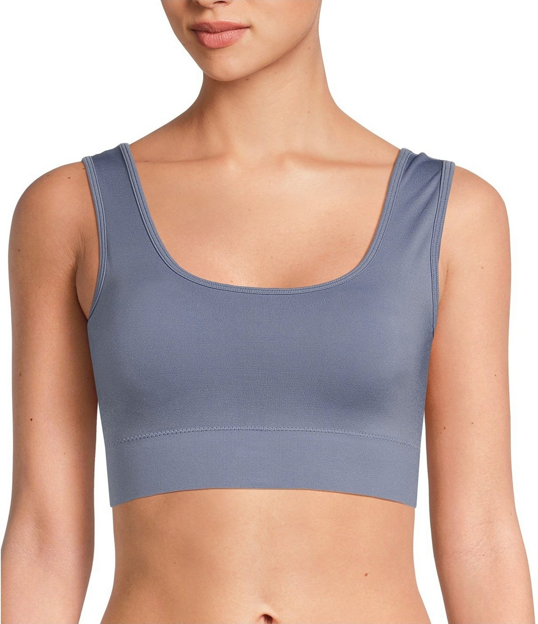 Modern Movement Scoop Neck Seamless Sports Bra