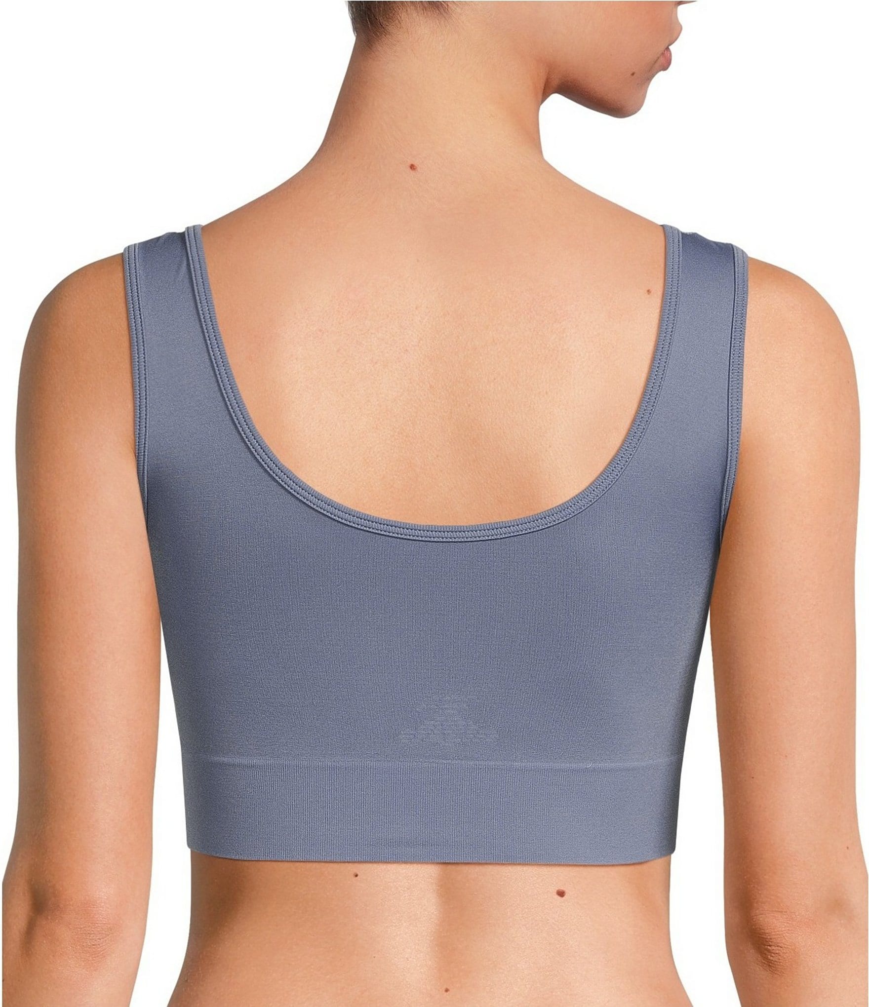 Modern Movement Scoop Neck Seamless Sports Bra