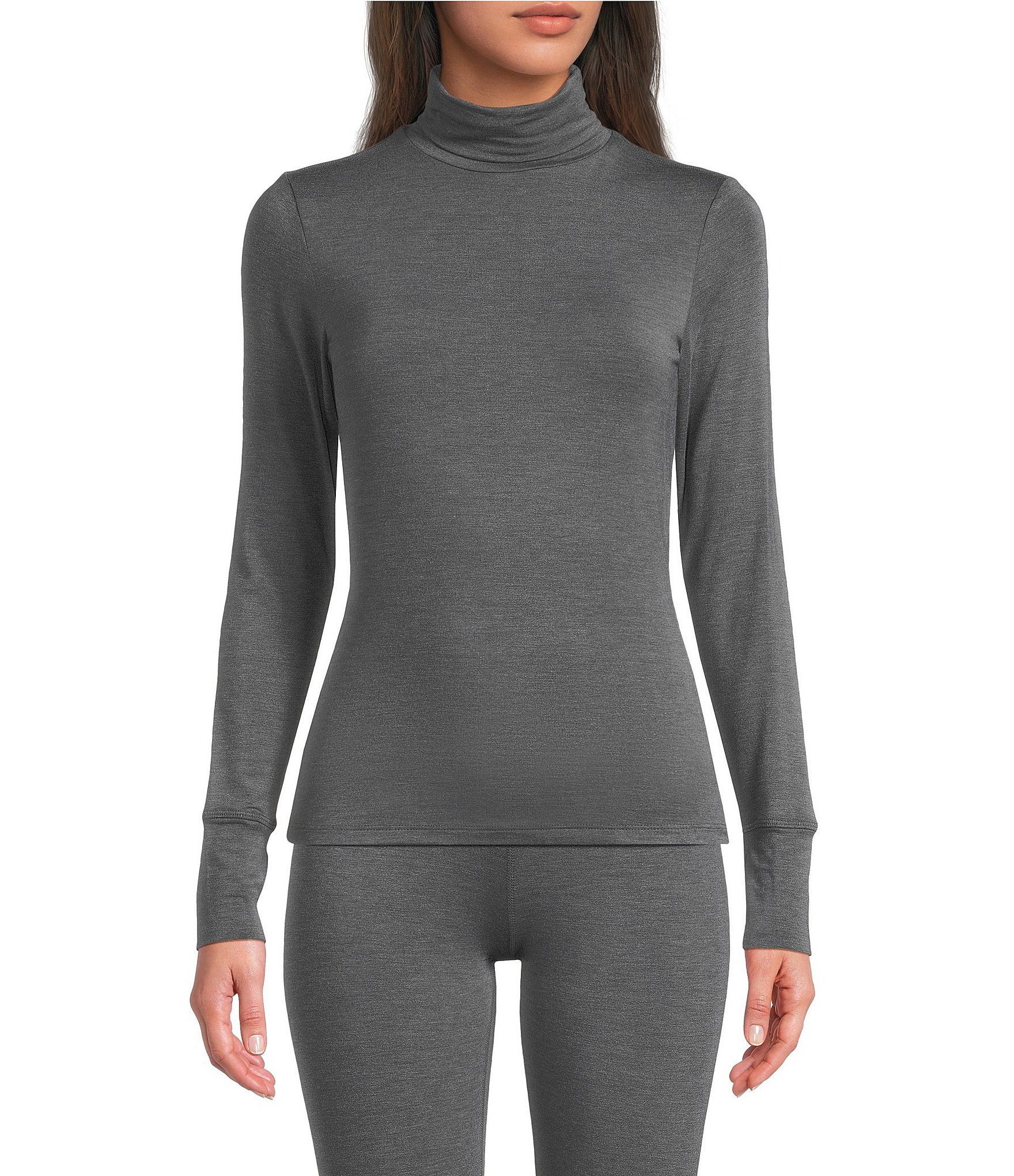 Modern Movement Warmwear Long Sleeve Turtleneck Top