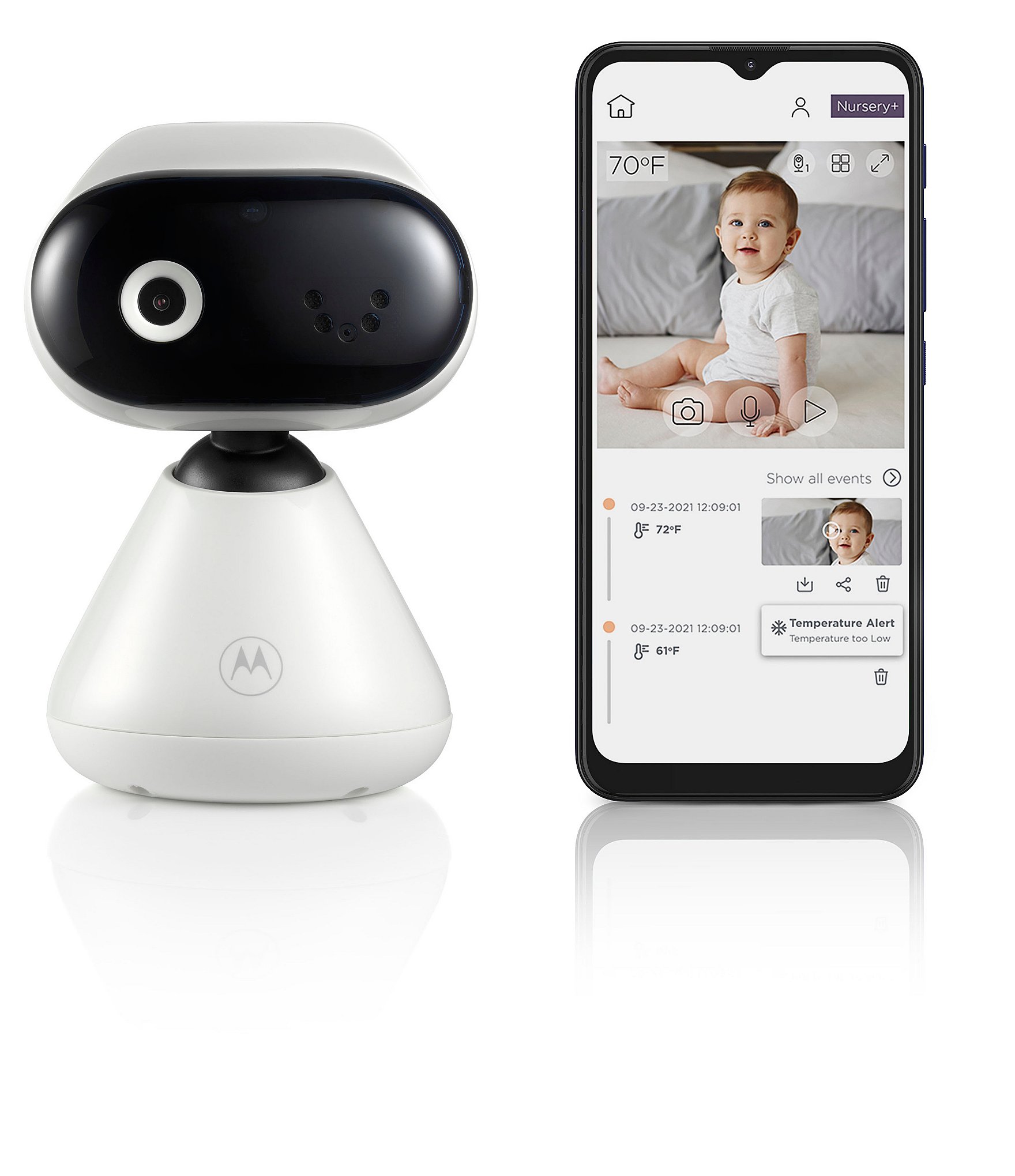 Motorola Pip 1000 Connect 1080p Manual Pan Baby Monitor