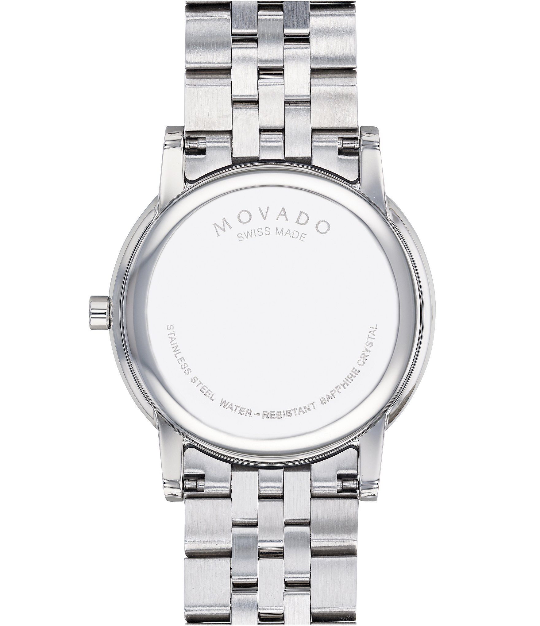 Movado Black Dial Link Bracelet Museum Classic Watch