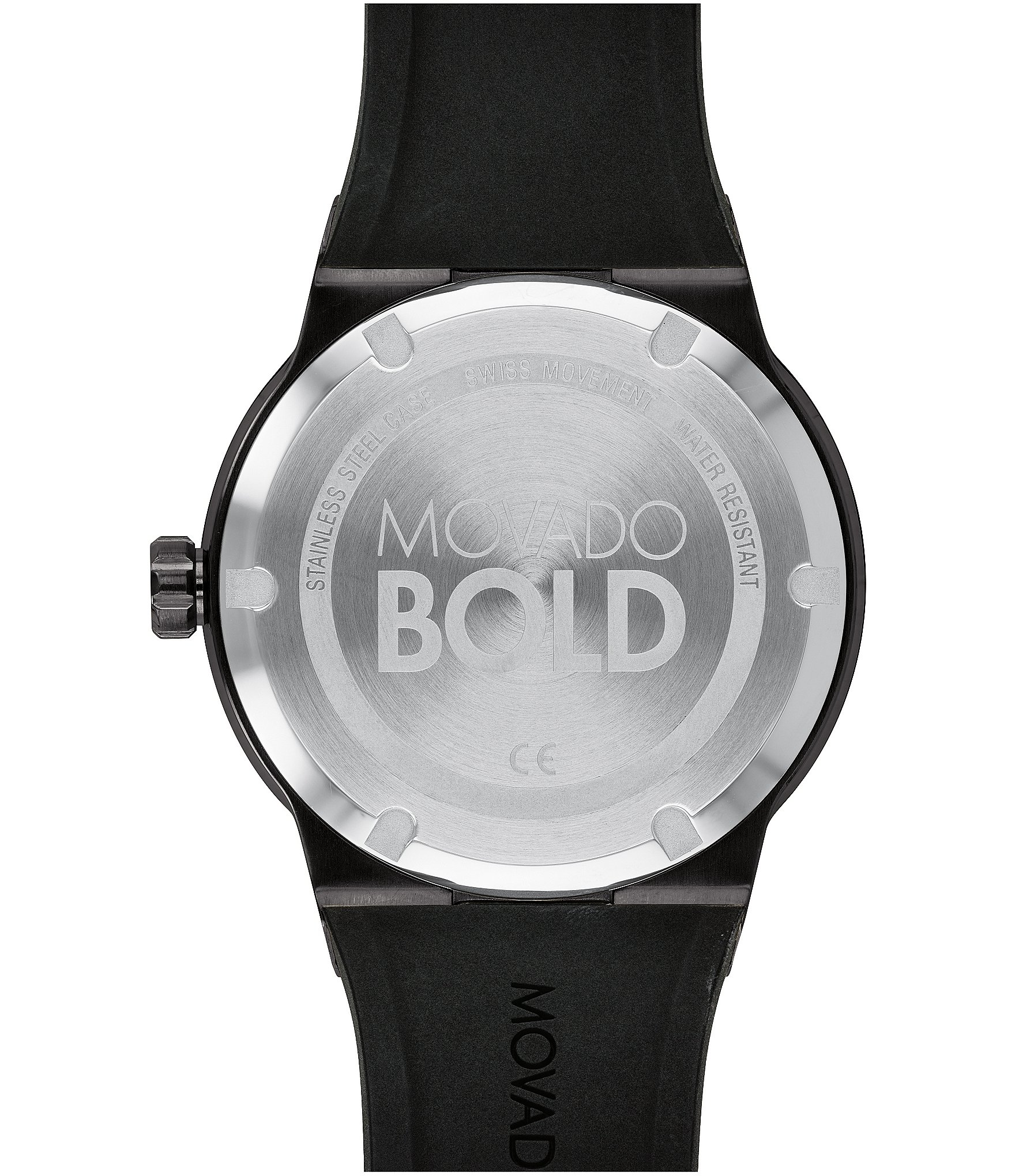 Movado Bold Men's Black Swiss Quartz Fusion Watch