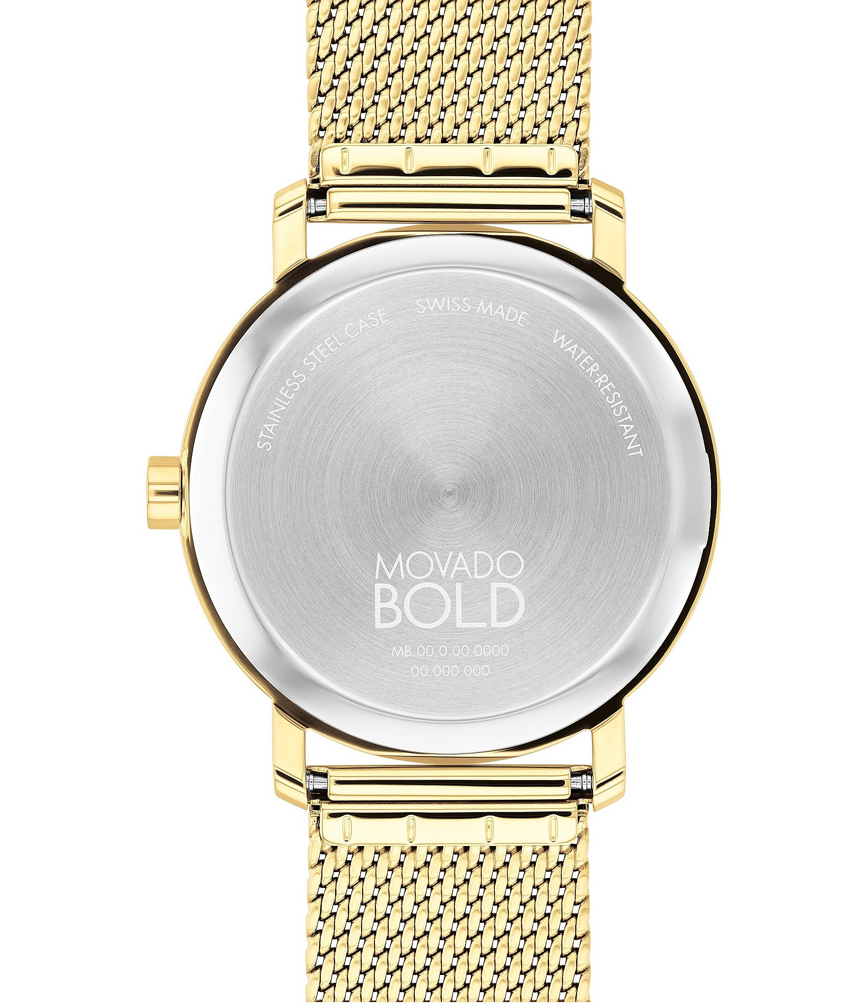 Movado Bold Men's Evolution 2.0 Quartz Analog Gold Mesh Bracelet Watch