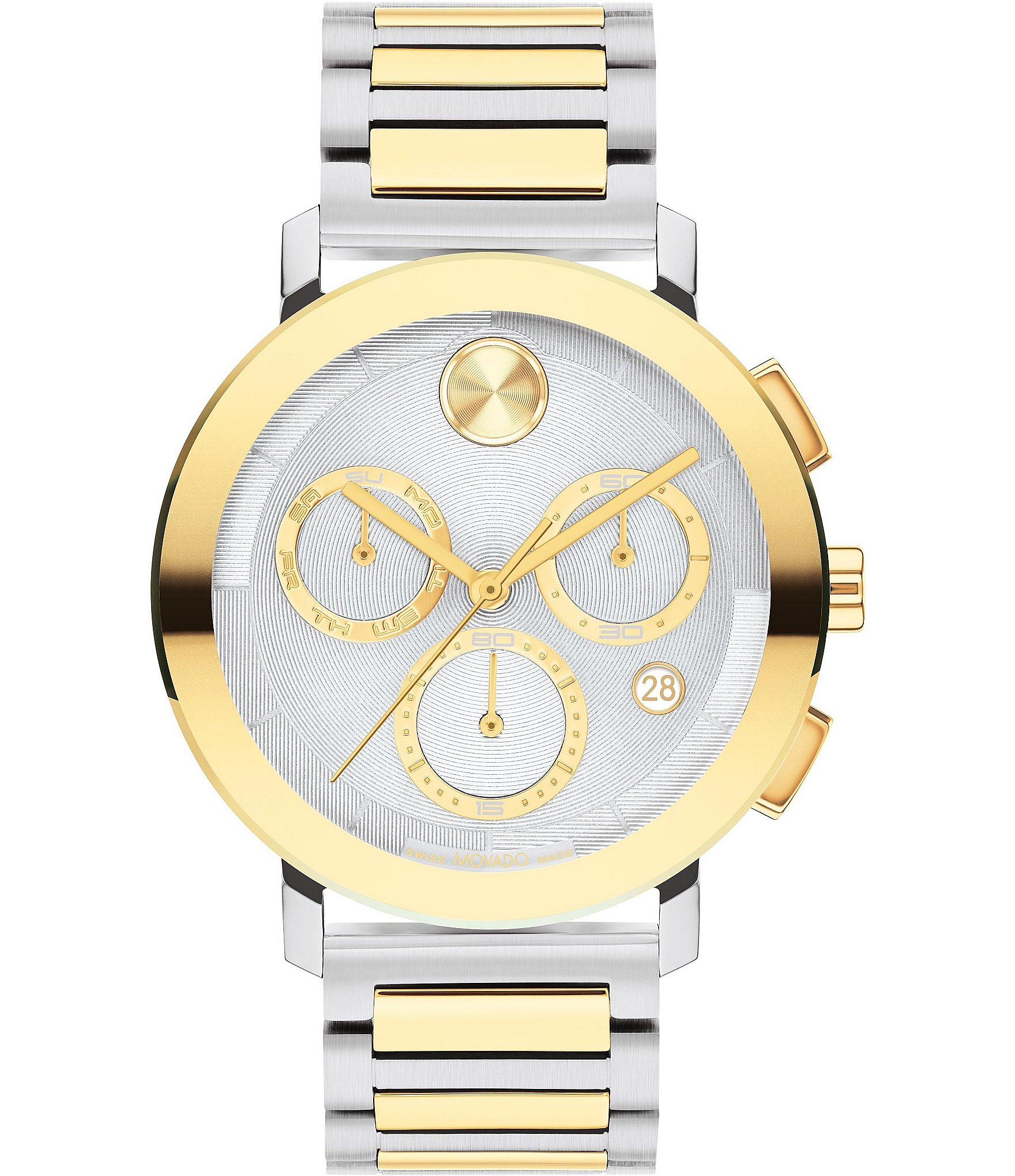 Movado Bold Men's Evolution 2.0 Quartz Chronograph Two Tone Stainless ...