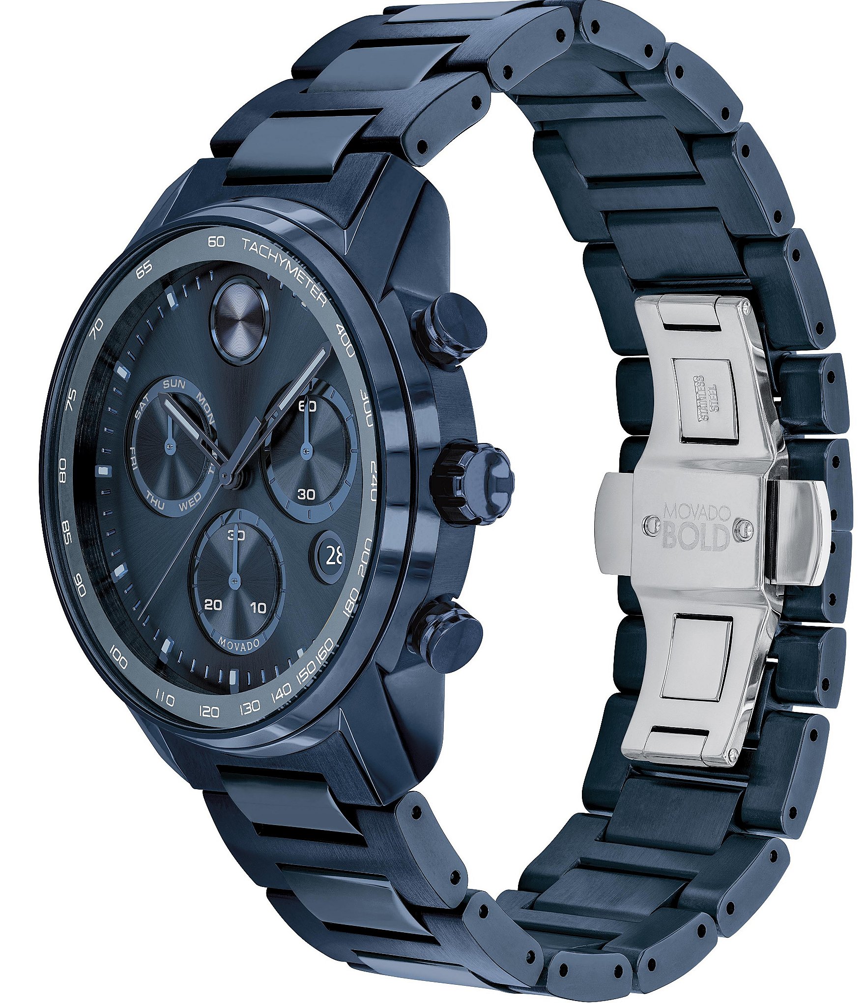 Movado Bold Men's Verso Chronograph Bracelet Watch