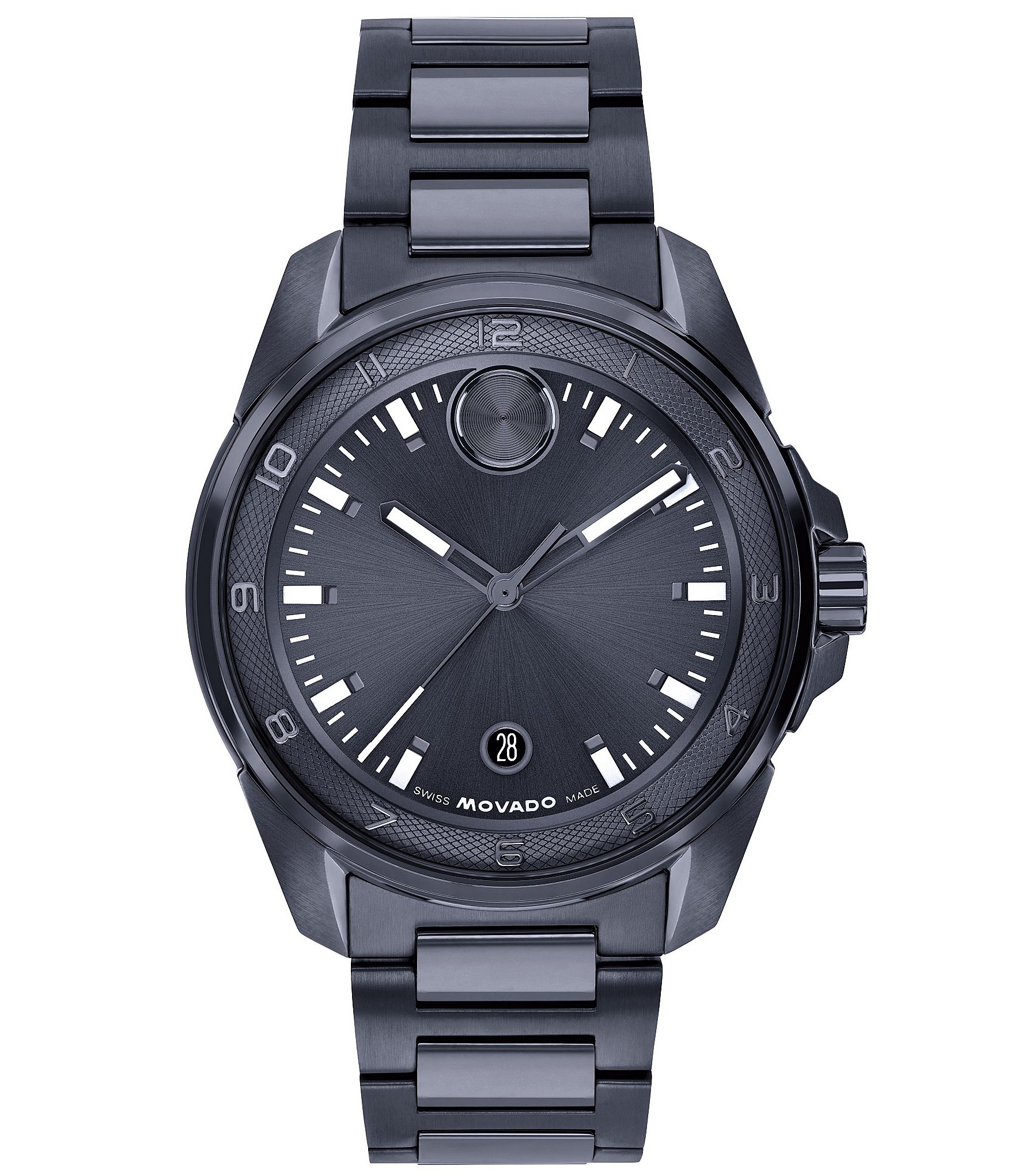 Movado Bold Men's Verso S Edition Quartz Analog Stainless Steel Watch