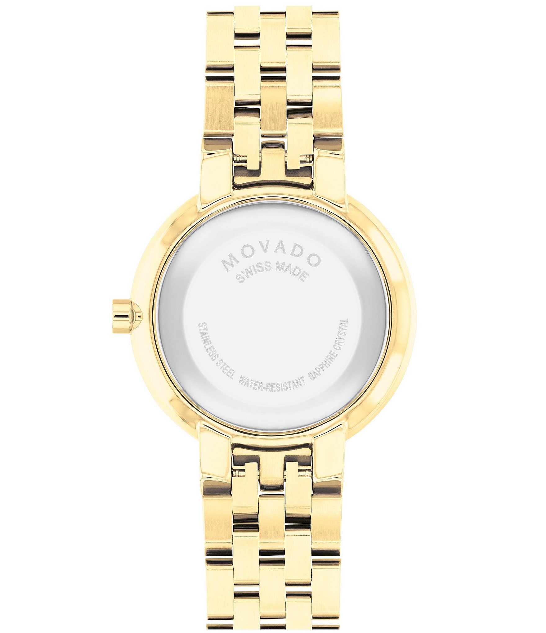 Movado Bold Women's Museum Classic Quartz Analog Gold Tone Stainless Steel Bracelet Watch