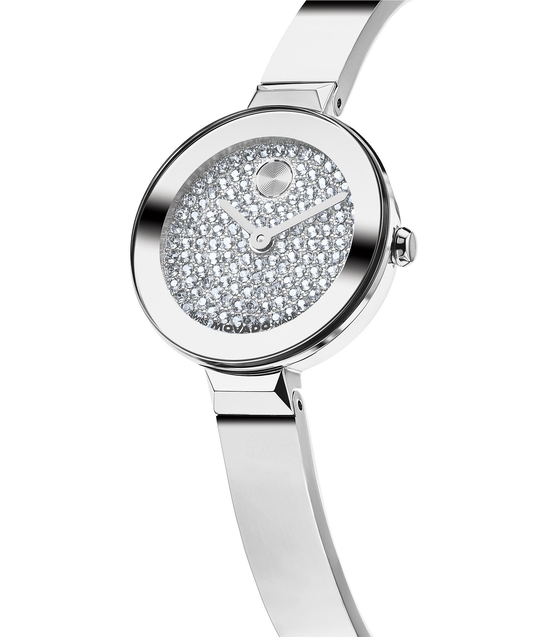 Movado Bold Women's Quartz Analog Mini Bangle Bracelet Watch