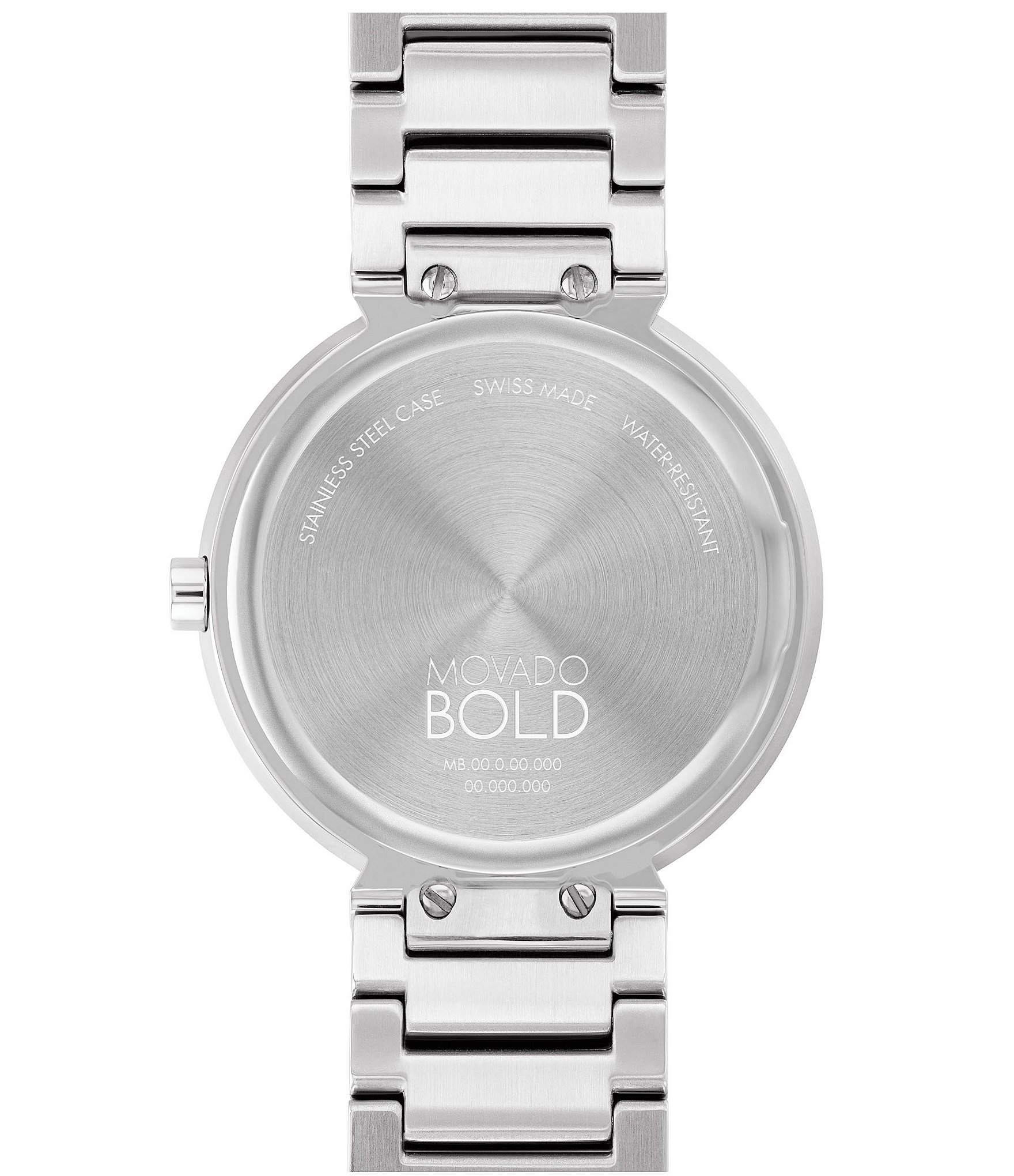 Movado Bold Women's Silver Quartz Analog Stainless Steel Bracelet Watch