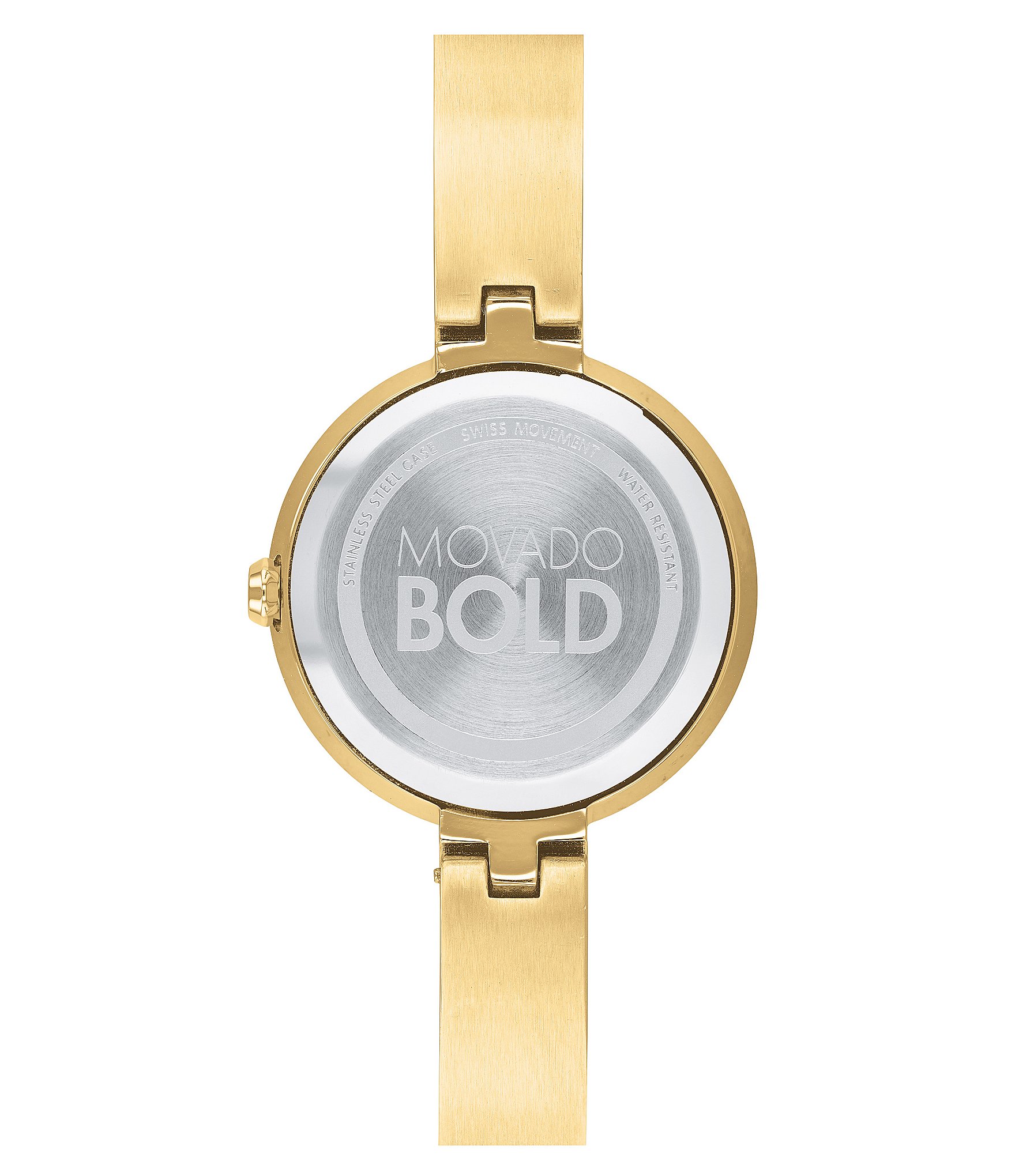 Movado Bold Women's Swiss Quartz Gold Bangle Bracelet Watch