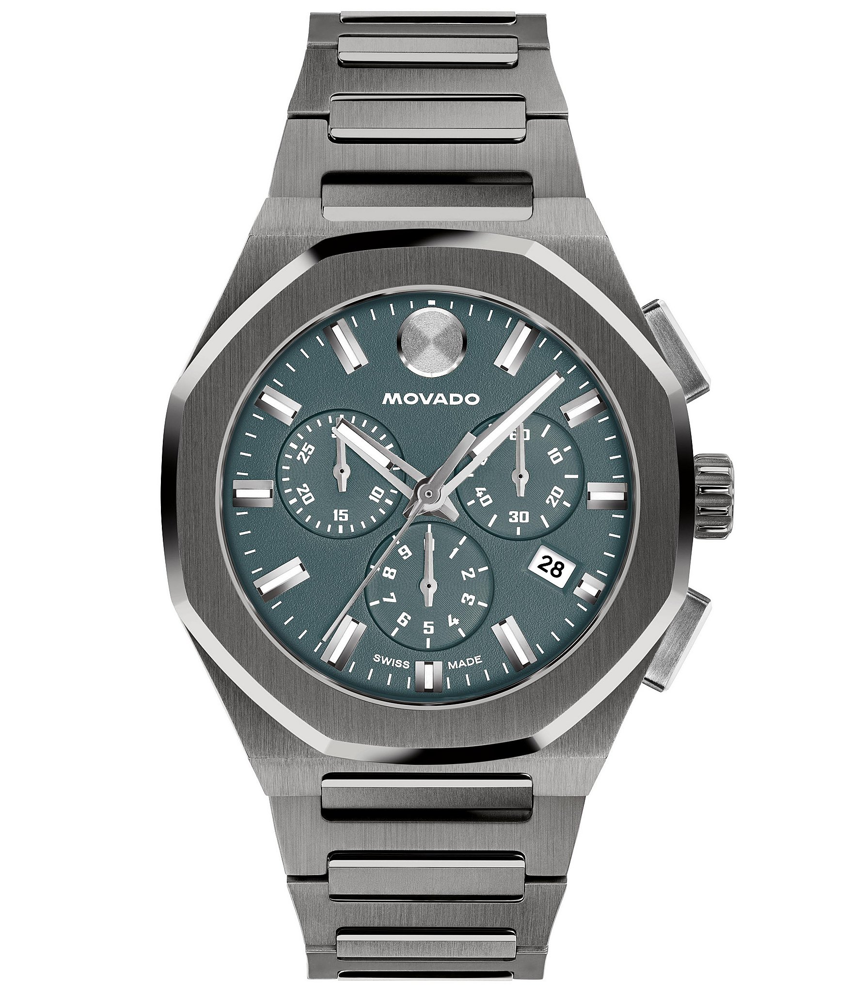 Movado Men's Centurion Quartz Chronograph Stainless Steel Watch
