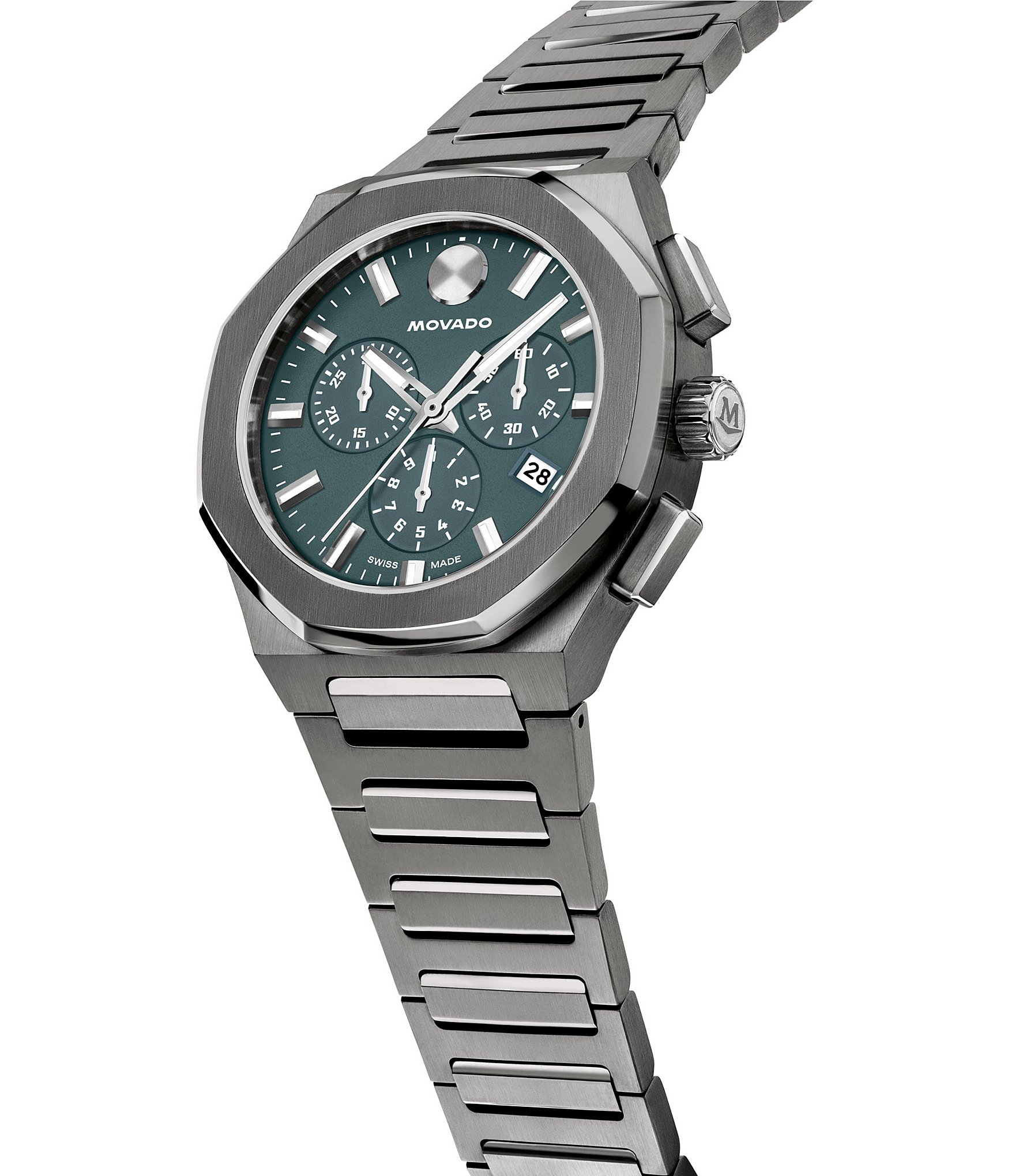 Movado Men's Centurion Quartz Chronograph Stainless Steel Watch