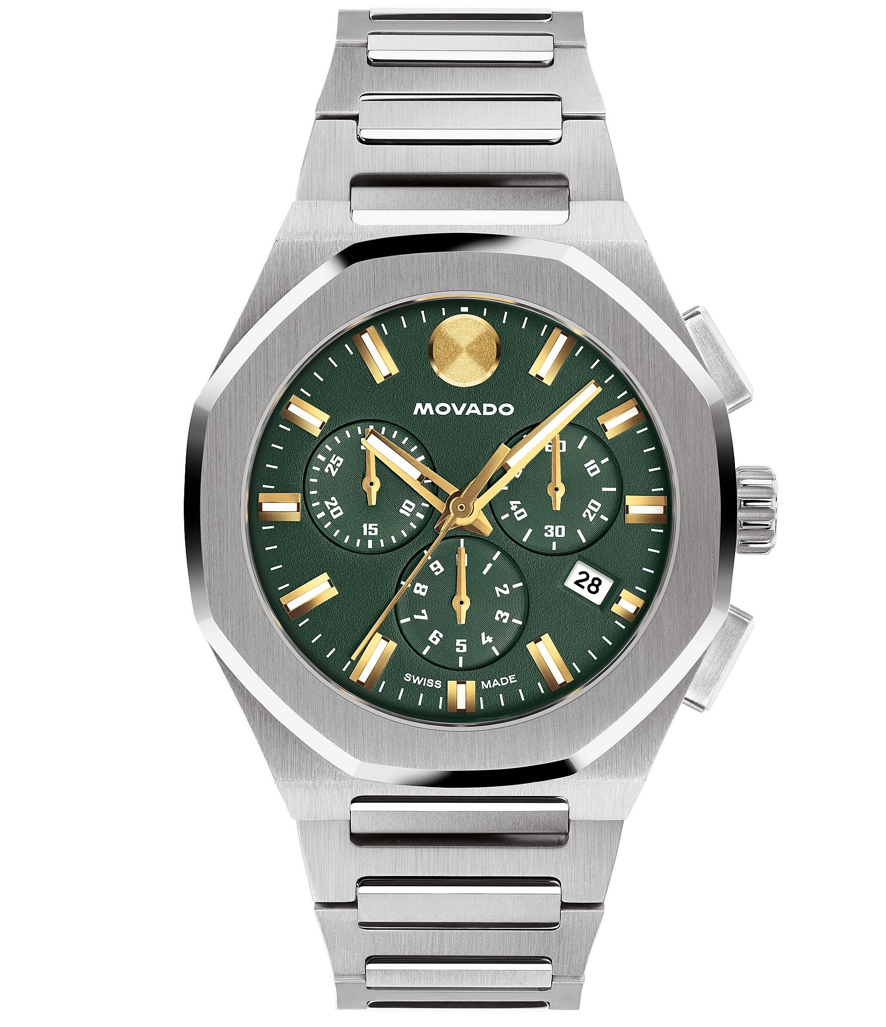 Movado Men's Centurion Quartz Chronograph Stainless Steel Watch