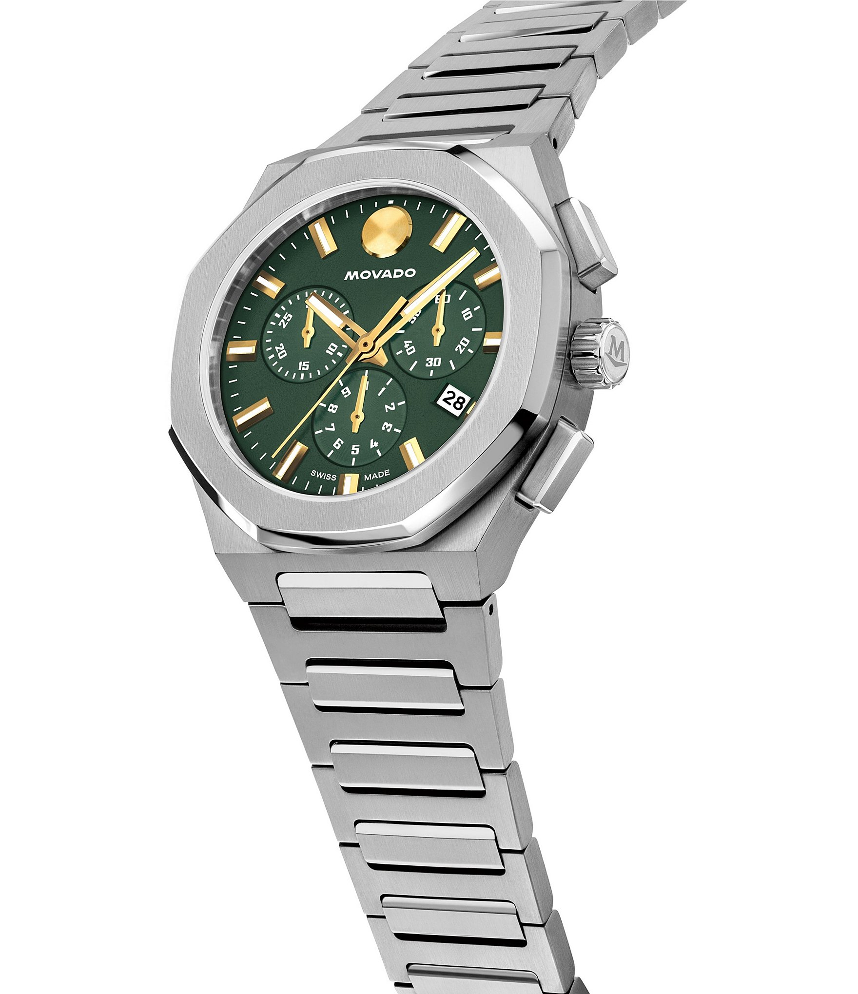 Movado Men's Centurion Quartz Chronograph Stainless Steel Watch