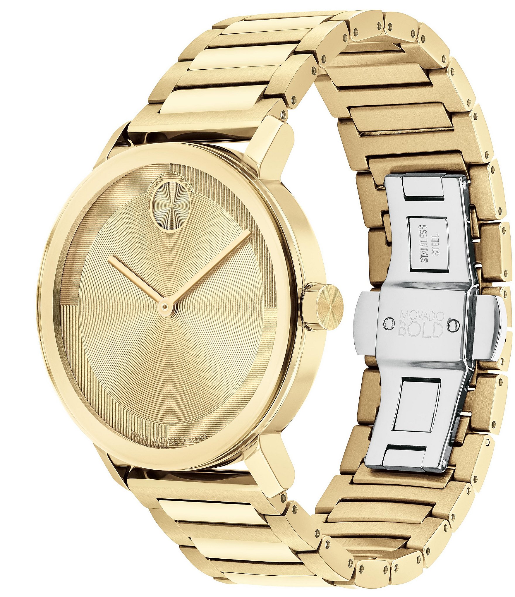 Movado Men's Evolution 2.0 Gold Stainless Steel Watch