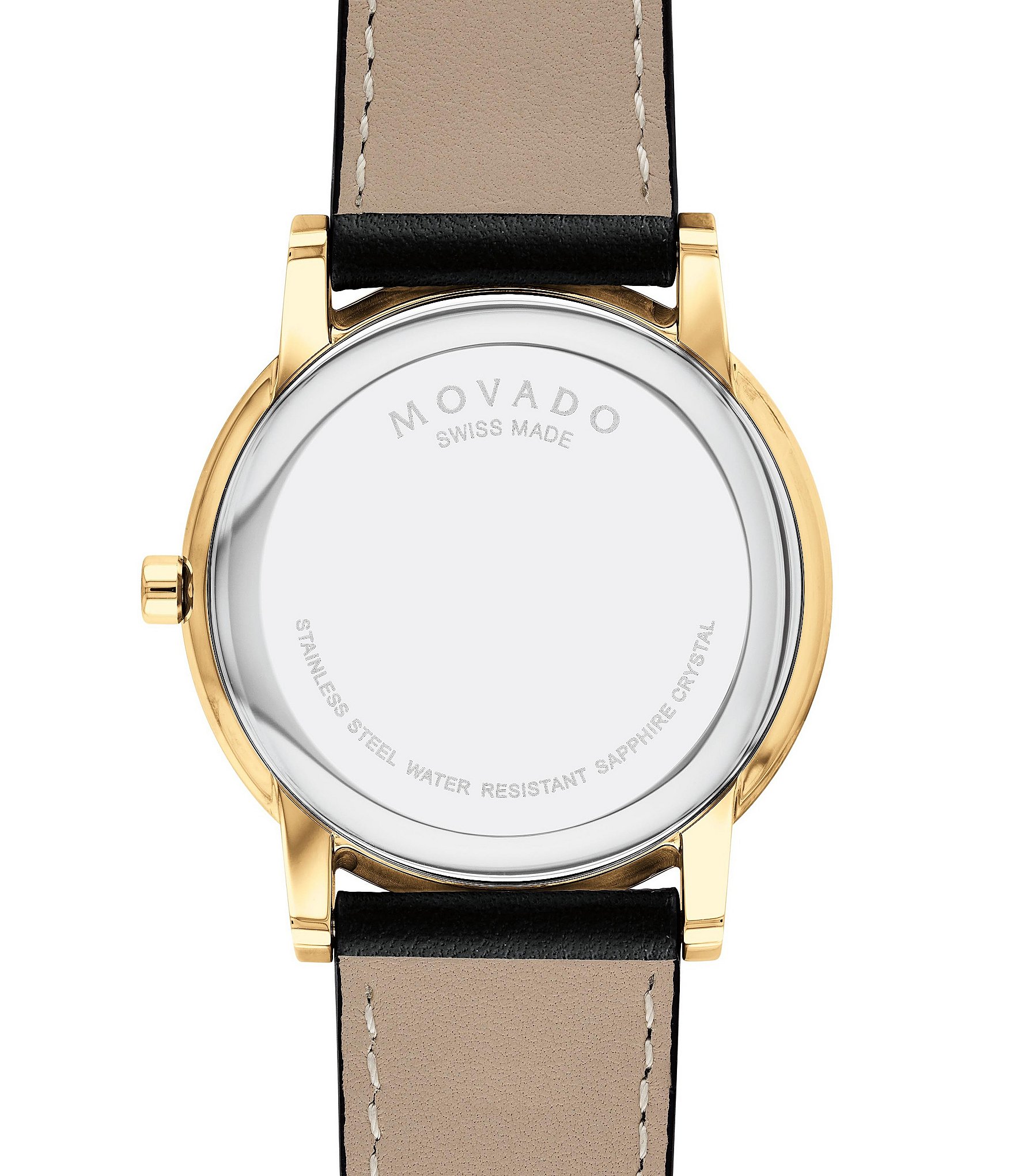 Movado Men's Museum Classic Quartz Analog Leather Strap Watch